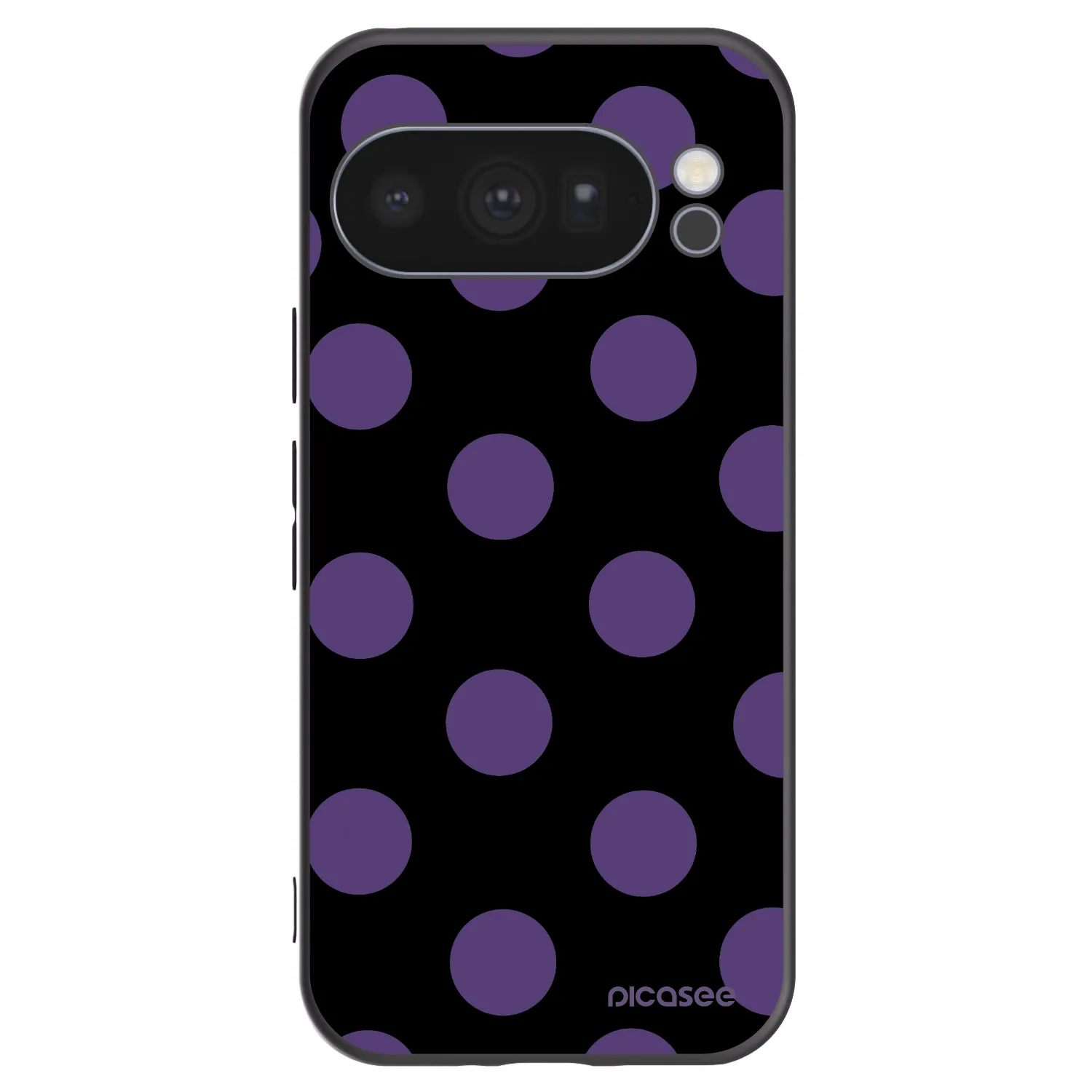 Picasee fekete szilikon tok az alábbi mobiltelefonokra Google Pixel 10 Pro - Big flickers