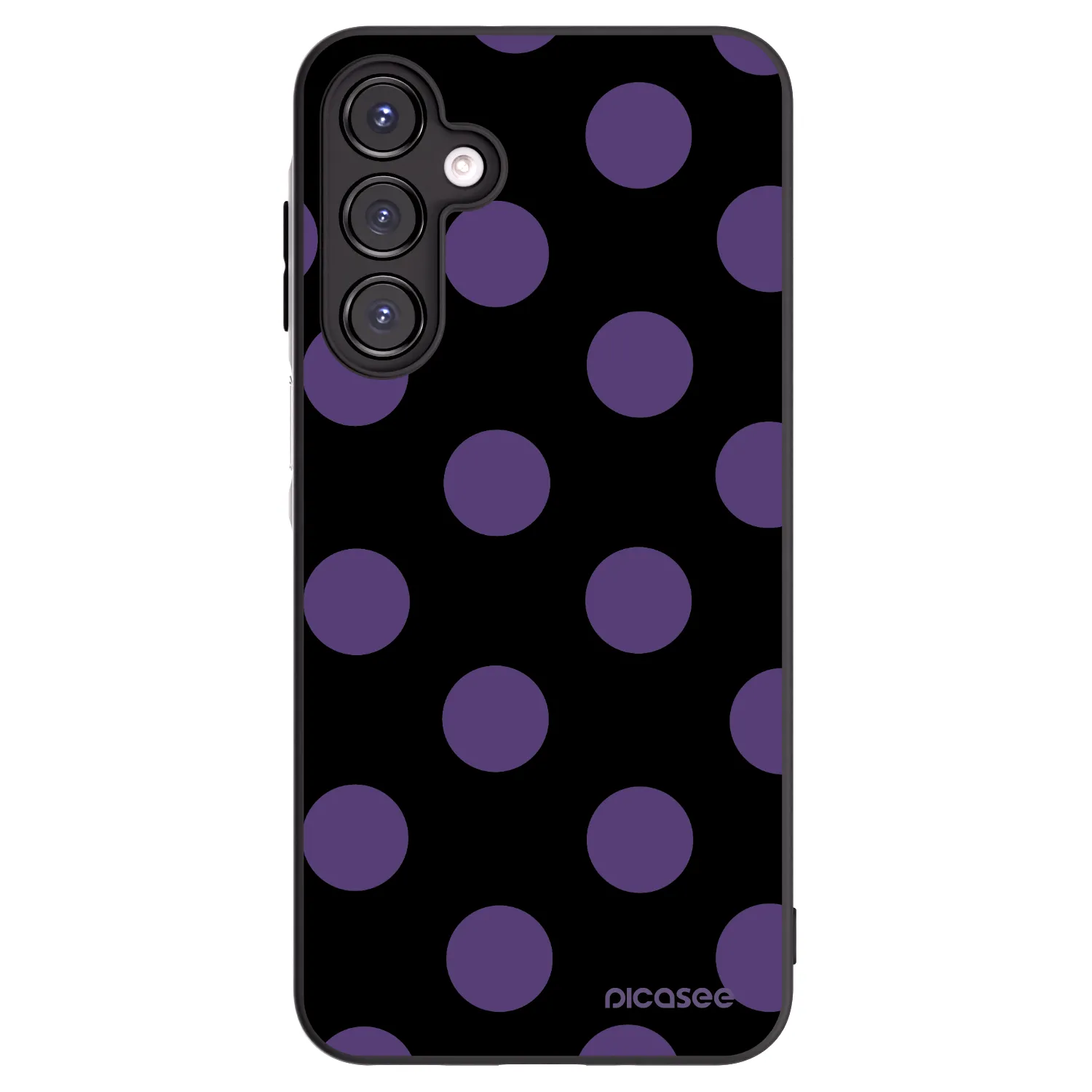 Picasee fekete szilikon tok az alábbi mobiltelefonokra Samsung Galaxy A16 4G - Big flickers