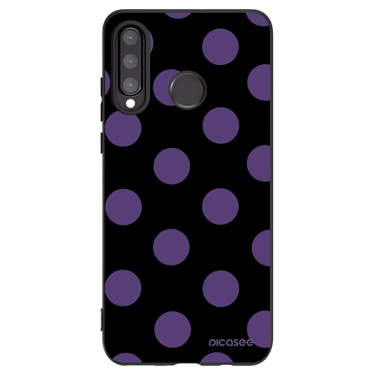 Picasee fekete szilikon tok az alábbi mobiltelefonokra Huawei P30 Lite - Big flickers
