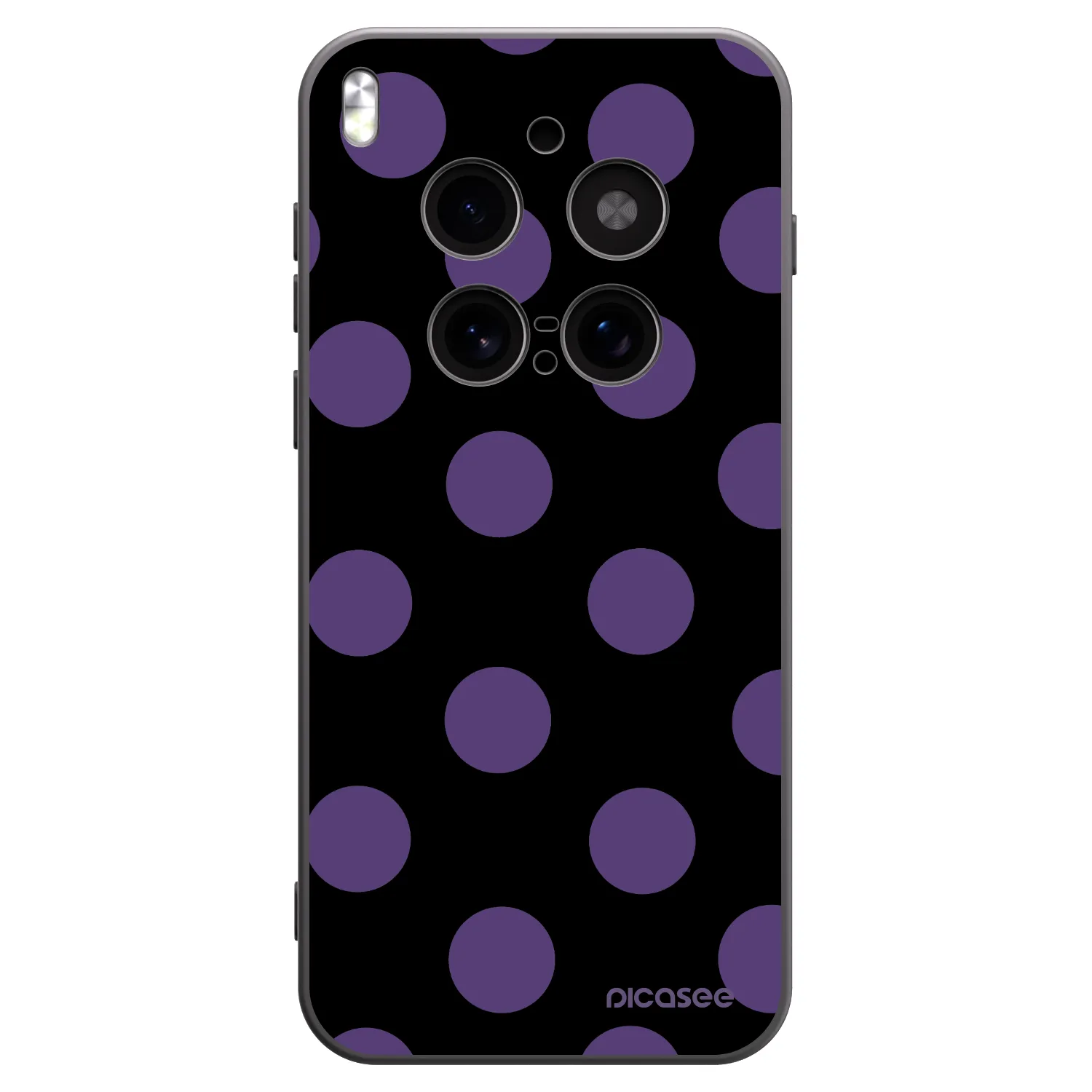 Picasee fekete szilikon tok az alábbi mobiltelefonokra Vivo X300 Pro - Big flickers