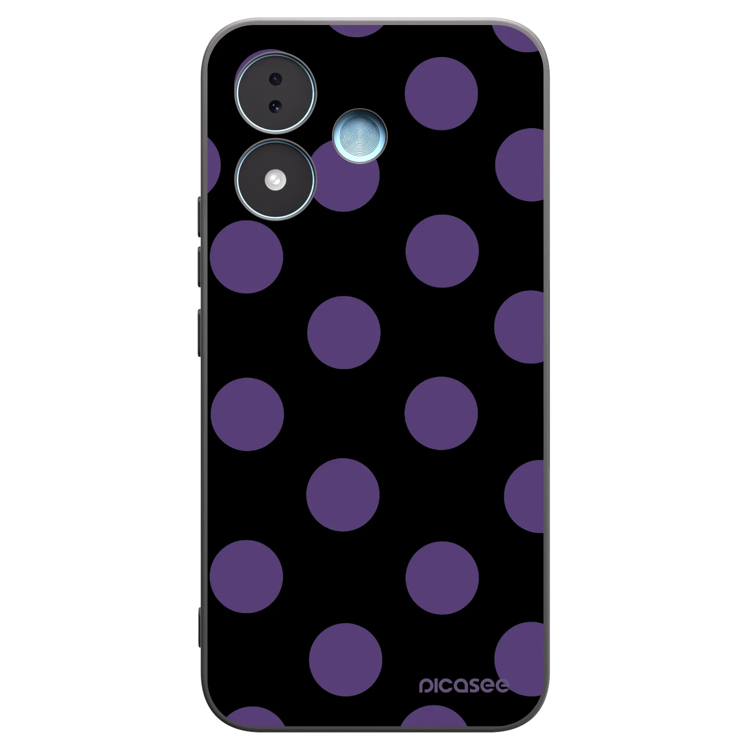 Picasee fekete szilikon tok az alábbi mobiltelefonokra Xiaomi Redmi Note 17 5G - Big flickers