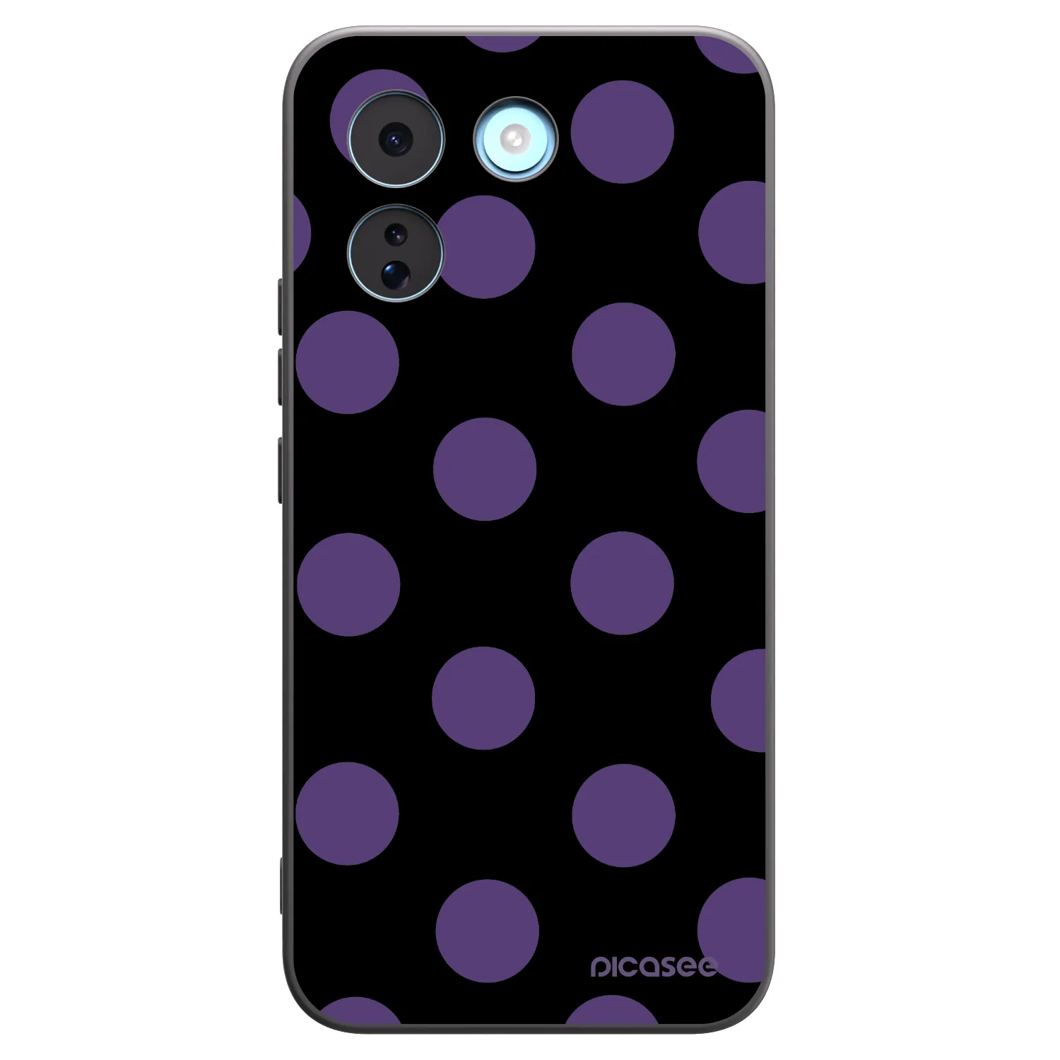 Picasee fekete szilikon tok az alábbi mobiltelefonokra Xiaomi Redmi Note 17 Pro MAX 5G - Big flickers