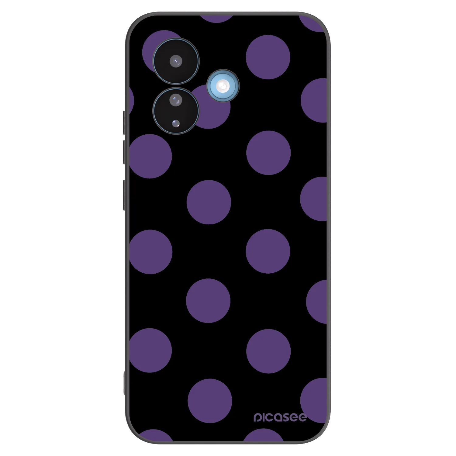 Picasee fekete szilikon tok az alábbi mobiltelefonokra Xiaomi Redmi Note 17 Pro 5G - Big flickers