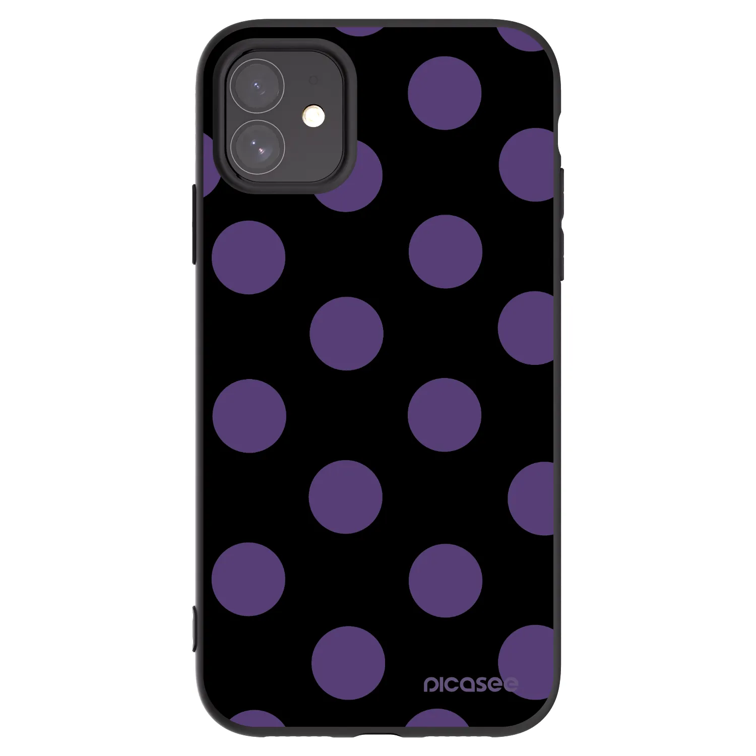 Picasee fekete szilikon tok az alábbi mobiltelefonokra Apple iPhone 11 - Big flickers