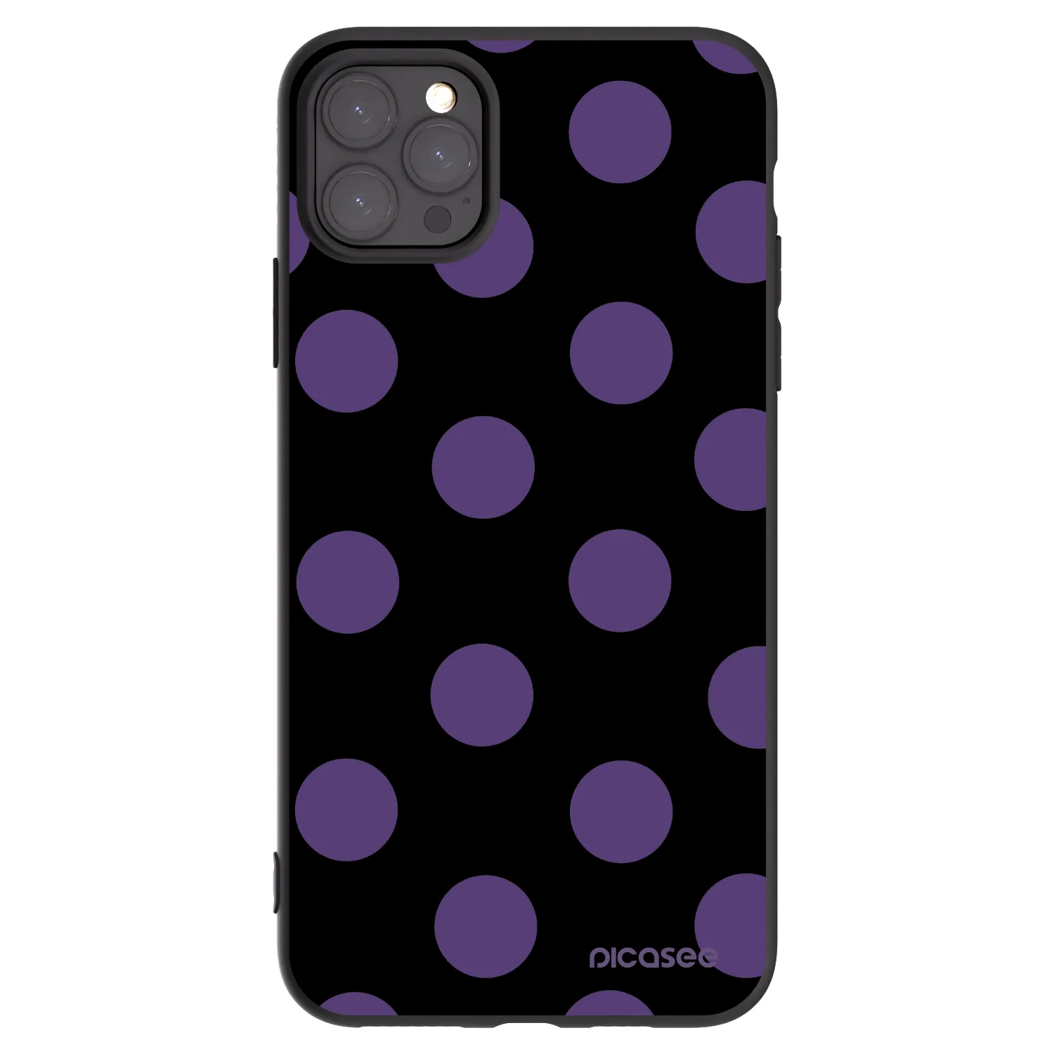 Picasee fekete szilikon tok az alábbi mobiltelefonokra Apple iPhone 11 Pro Max - Big flickers