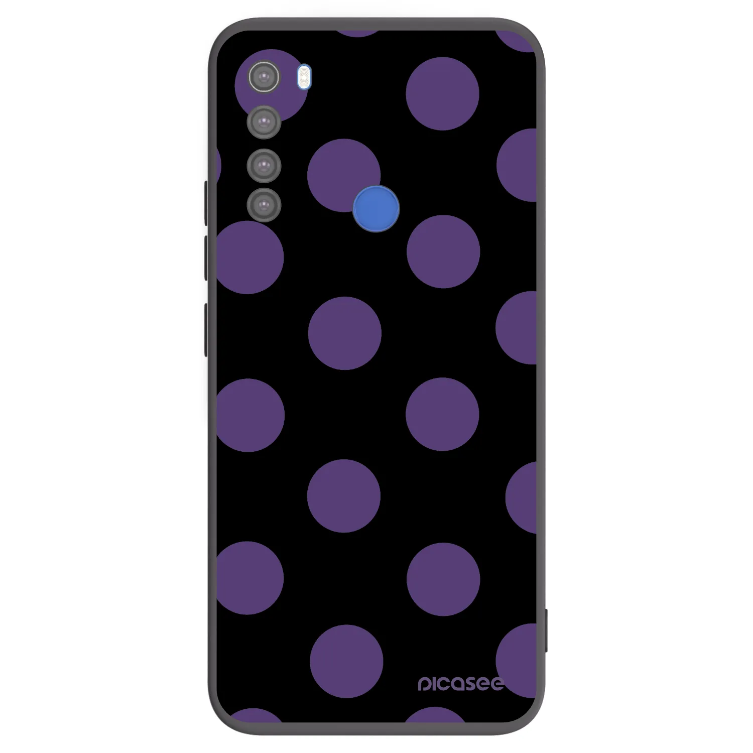 Picasee fekete szilikon tok az alábbi mobiltelefonokra Xiaomi Redmi Note 8T - Big flickers
