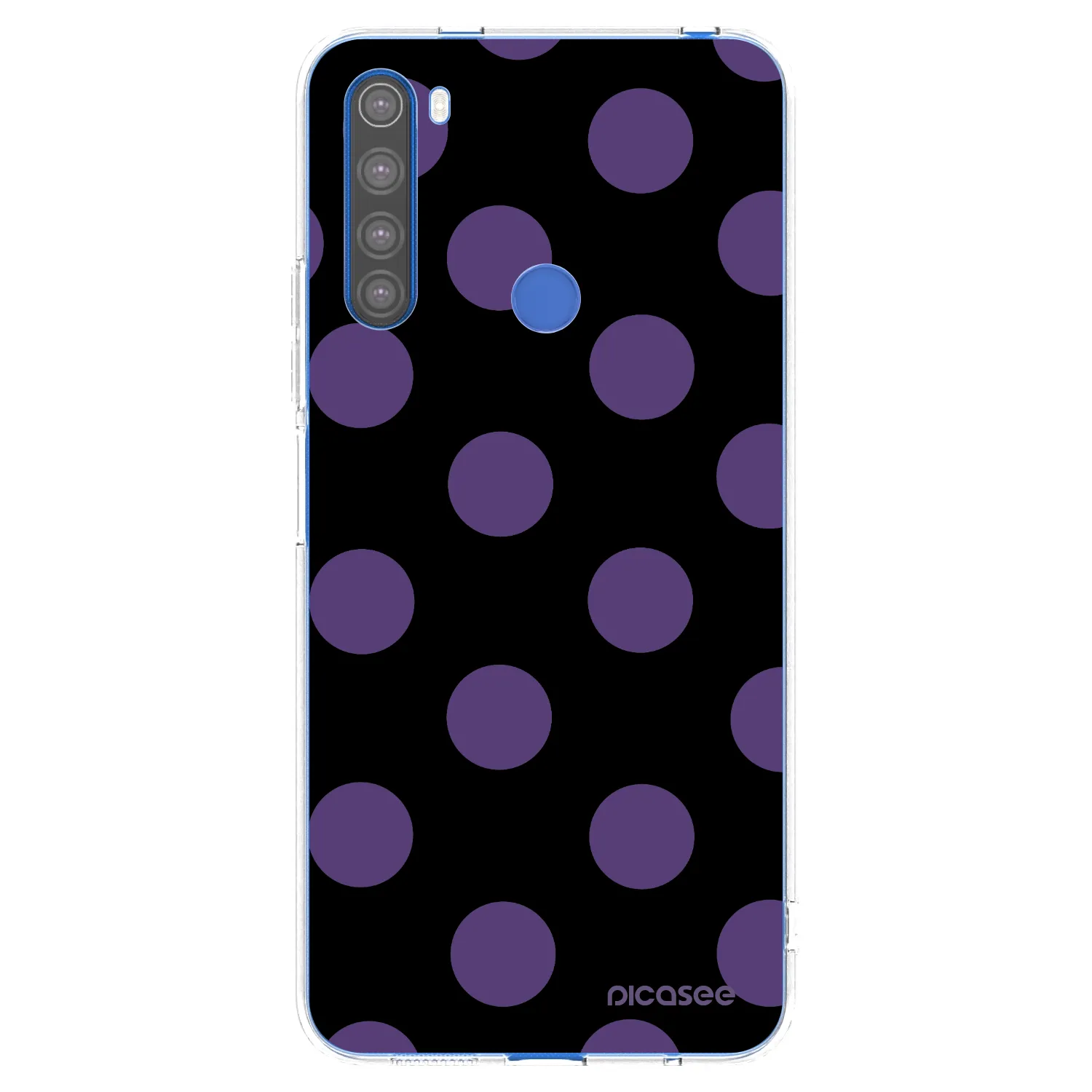 Picasee átlátszó szilikon tok az alábbi mobiltelefonokra Xiaomi Redmi Note 8T - Big flickers