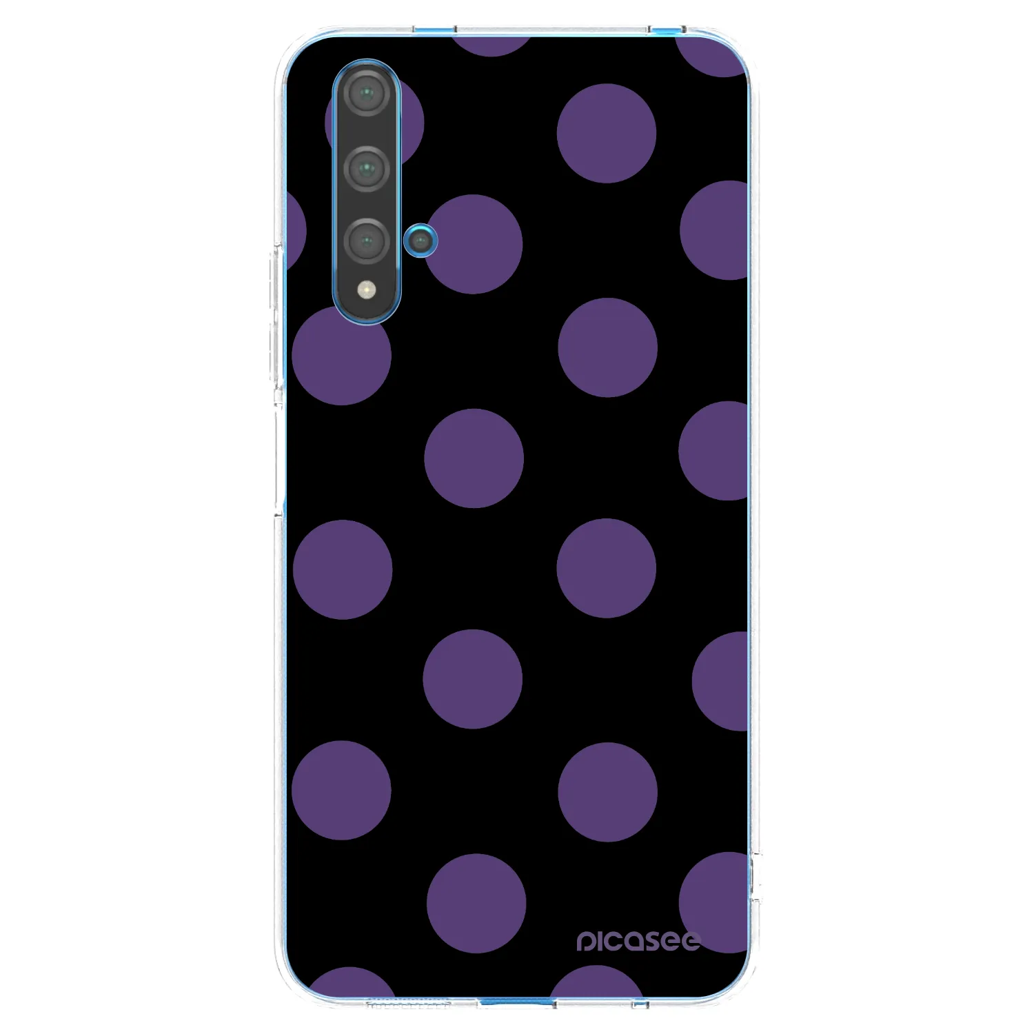 Picasee átlátszó szilikon tok az alábbi mobiltelefonokra Huawei Nova 5T - Big flickers