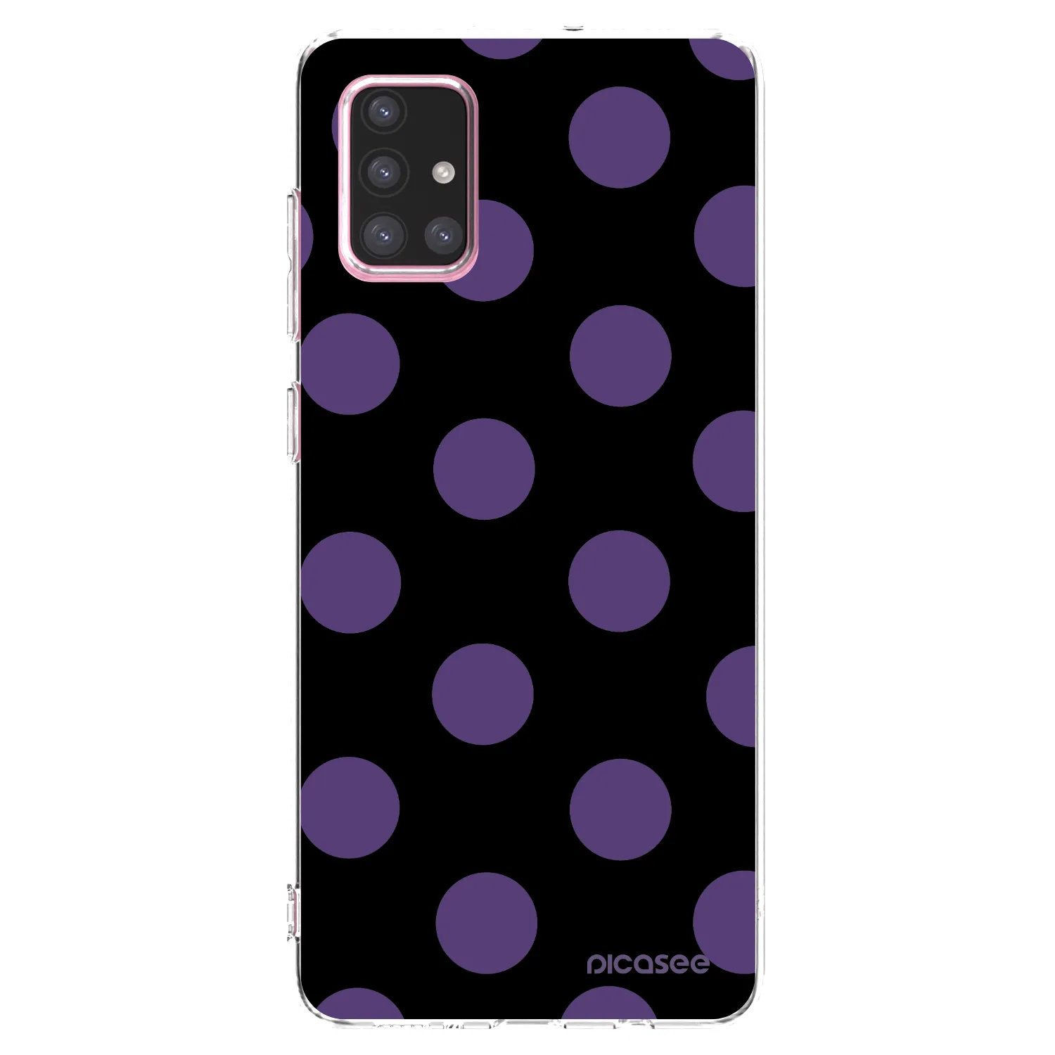 Picasee átlátszó szilikon tok az alábbi mobiltelefonokra Samsung Galaxy A71 A715F - Big flickers
