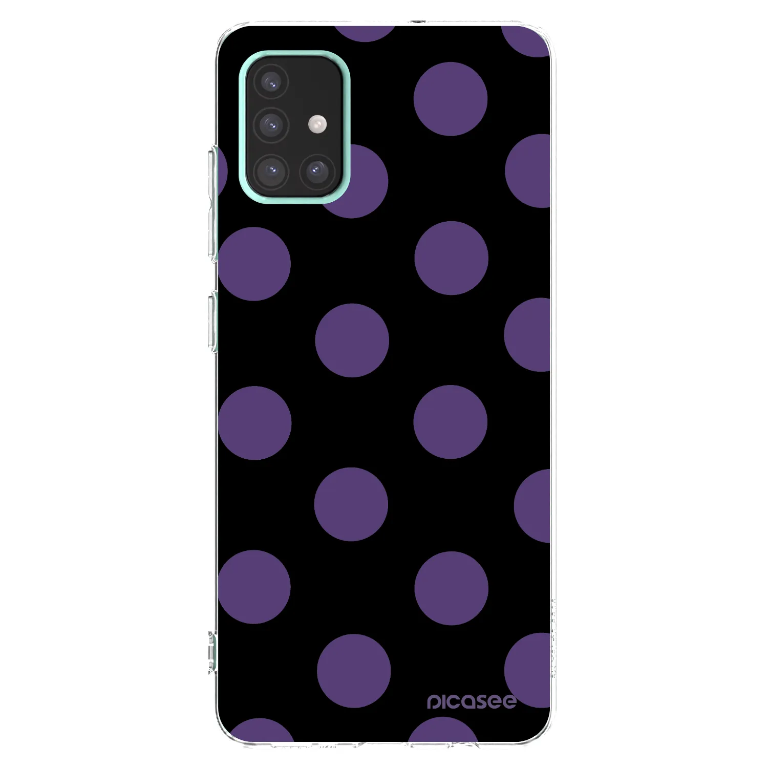 Picasee átlátszó szilikon tok az alábbi mobiltelefonokra Samsung Galaxy A51 A515F - Big flickers