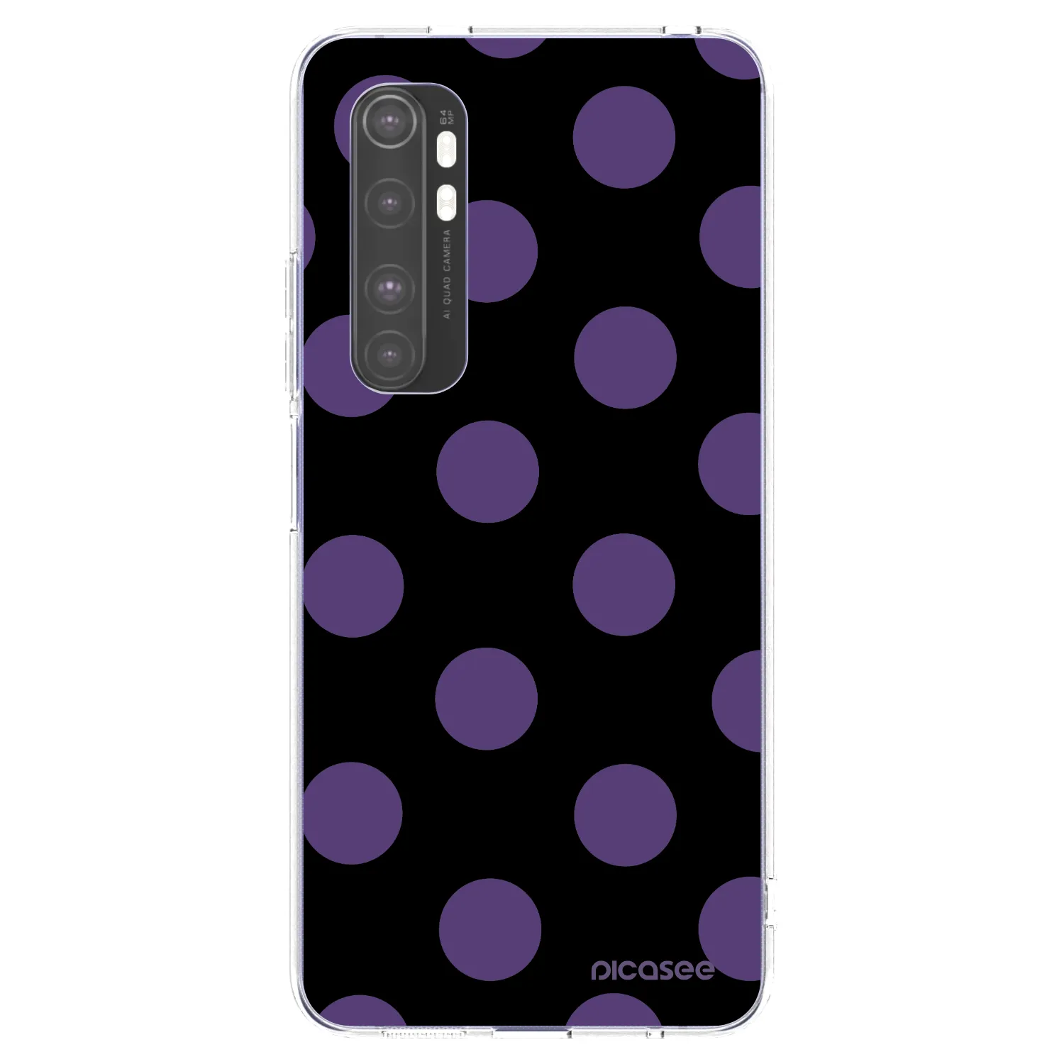 Picasee átlátszó szilikon tok az alábbi mobiltelefonokra Xiaomi Mi Note 10 Lite - Big flickers