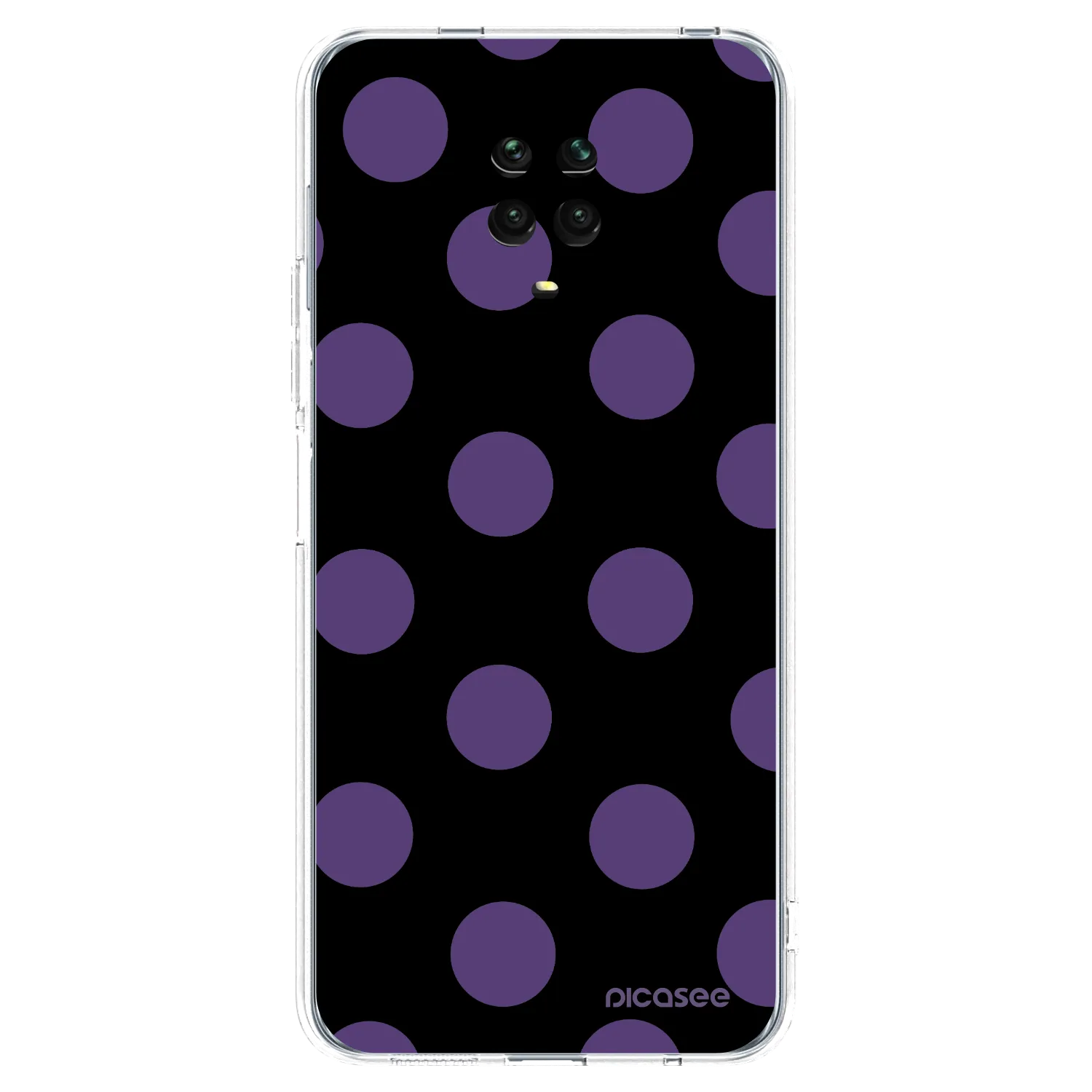 Picasee átlátszó szilikon tok az alábbi mobiltelefonokra Xiaomi Redmi Note 9S - Big flickers