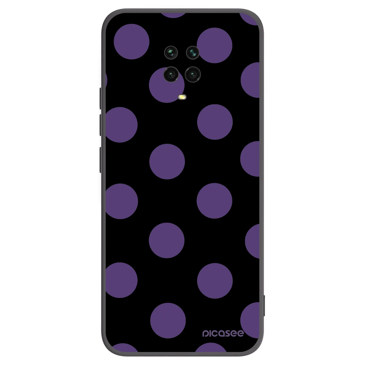Picasee fekete szilikon tok az alábbi mobiltelefonokra Xiaomi Redmi Note 9S - Big flickers