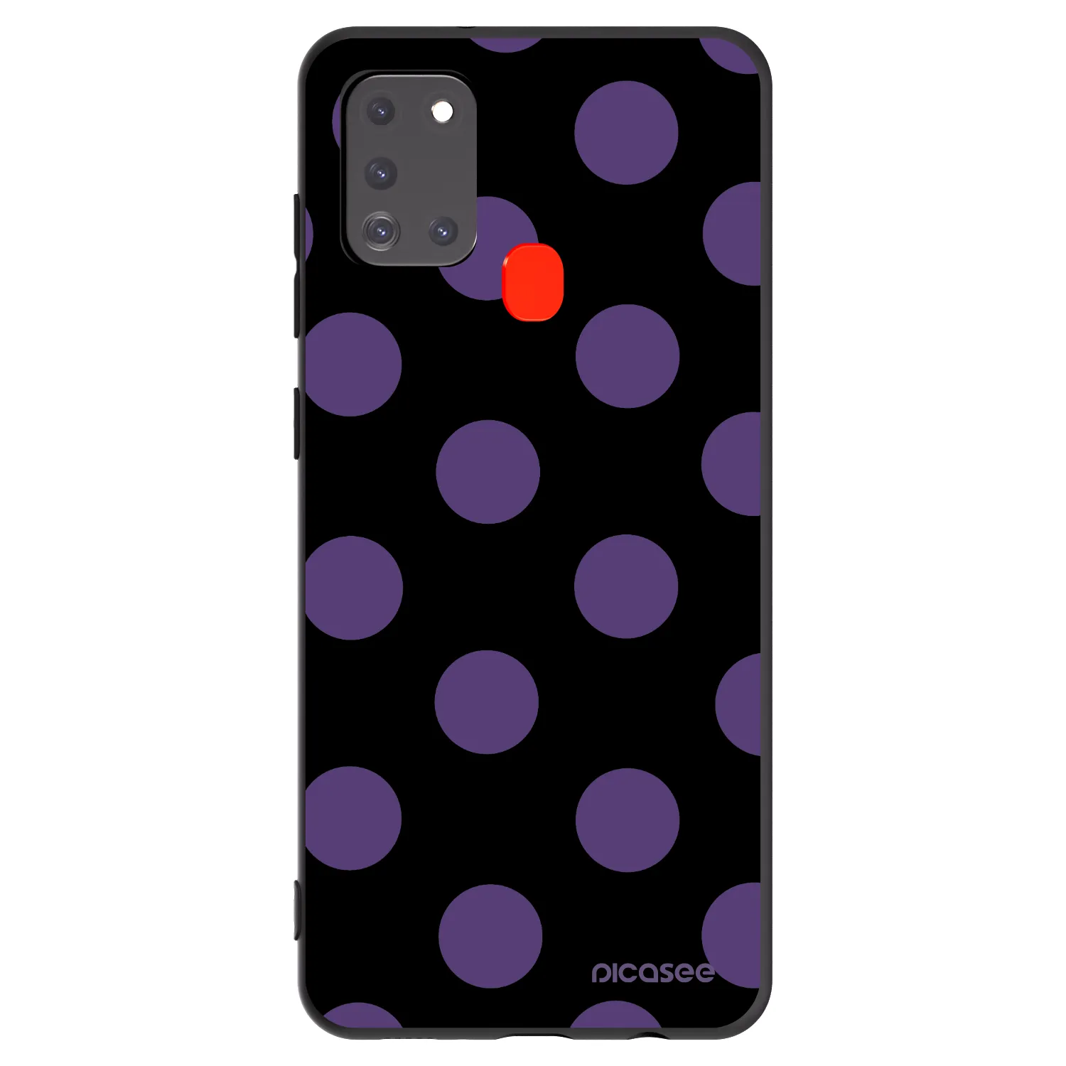 Picasee fekete szilikon tok az alábbi mobiltelefonokra Samsung Galaxy A21s - Big flickers
