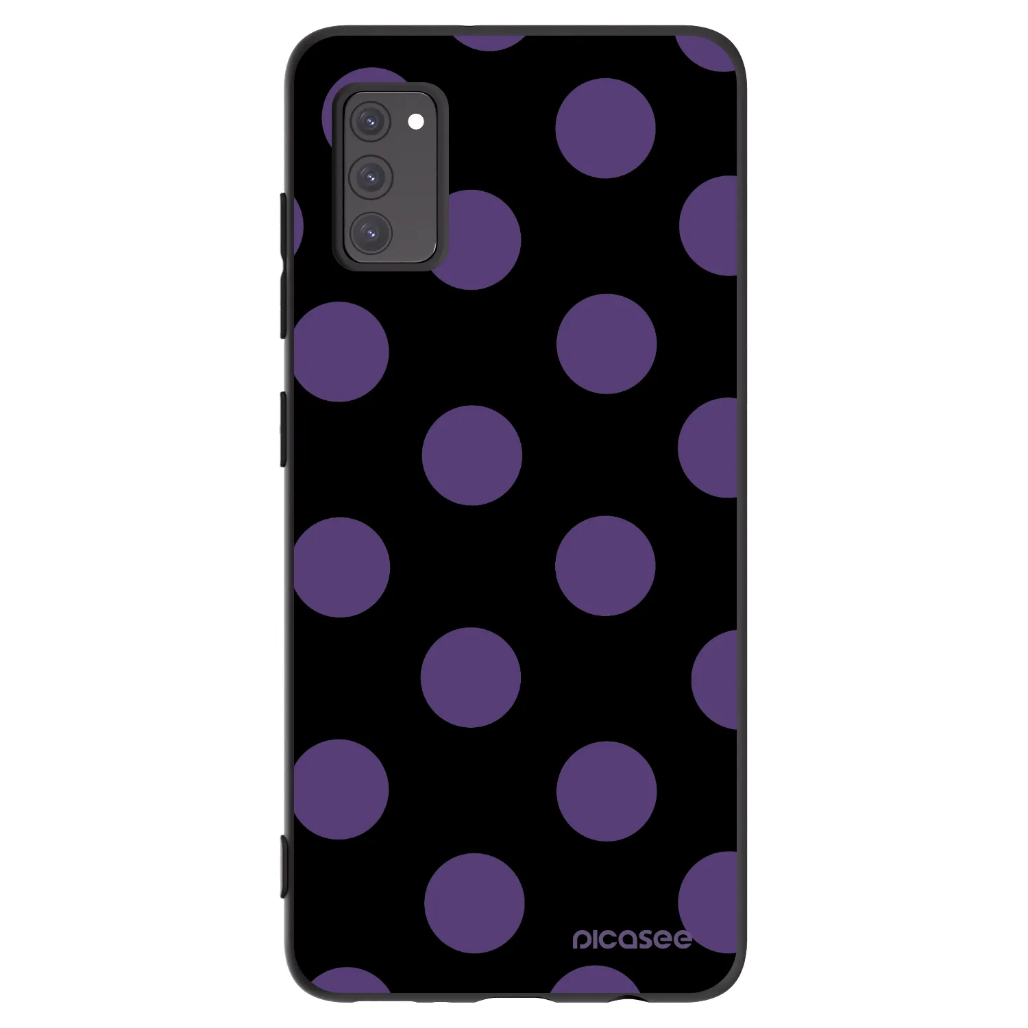 Picasee fekete szilikon tok az alábbi mobiltelefonokra Samsung Galaxy A41 A415F - Big flickers