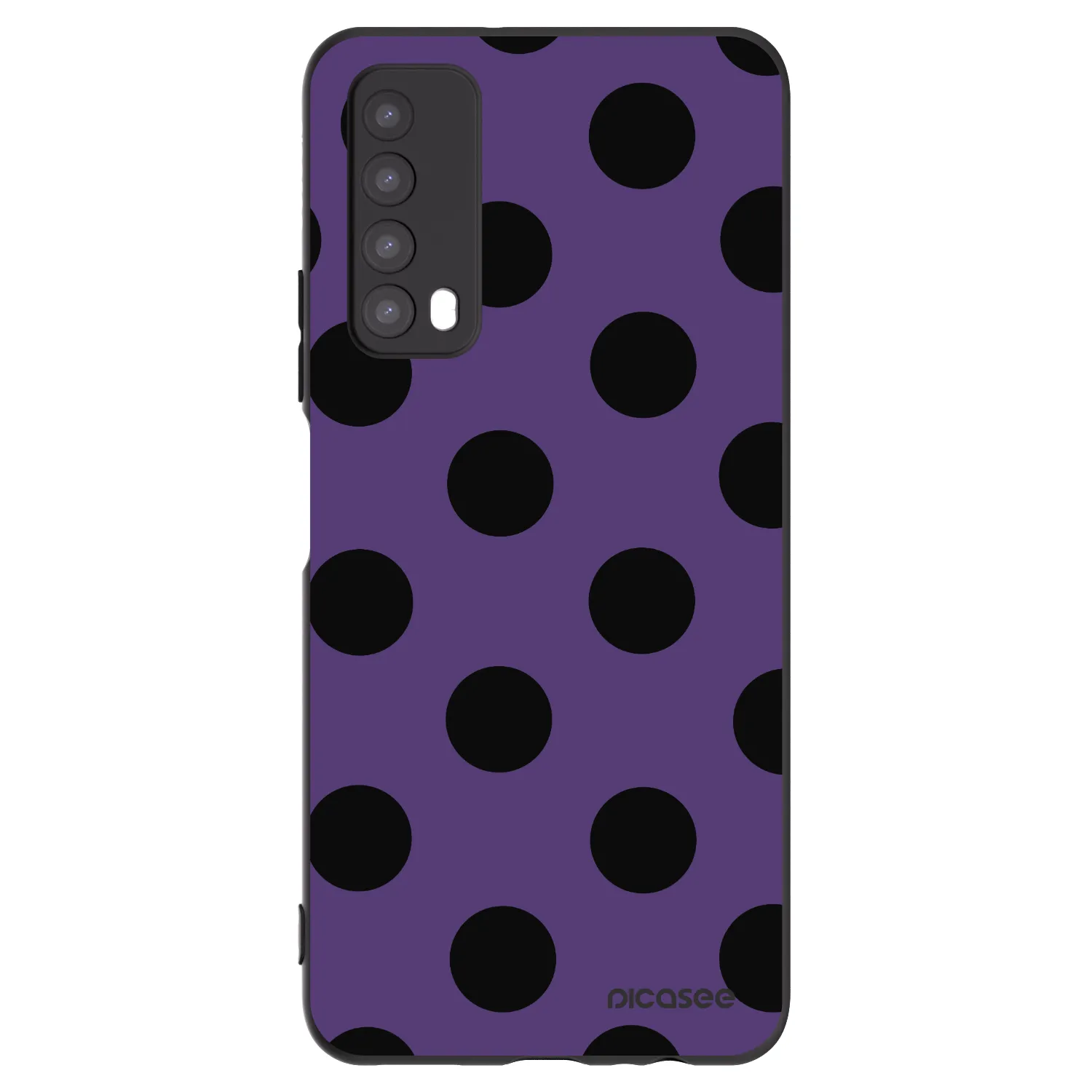 Picasee fekete szilikon tok az alábbi mobiltelefonokra Huawei P Smart 2021 - Big flickers 2