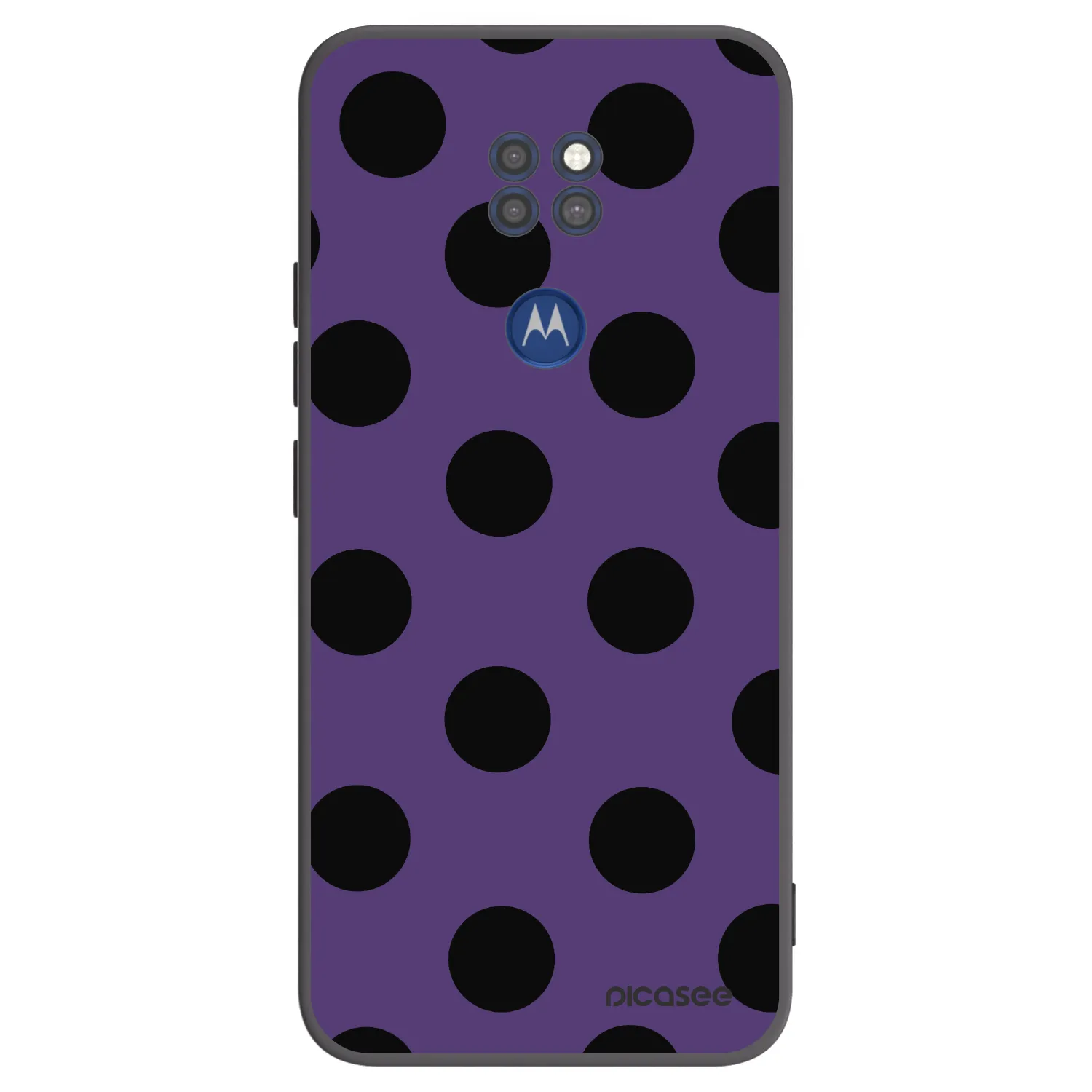 Picasee fekete szilikon tok az alábbi mobiltelefonokra Motorola Moto G9 Play - Big flickers 2