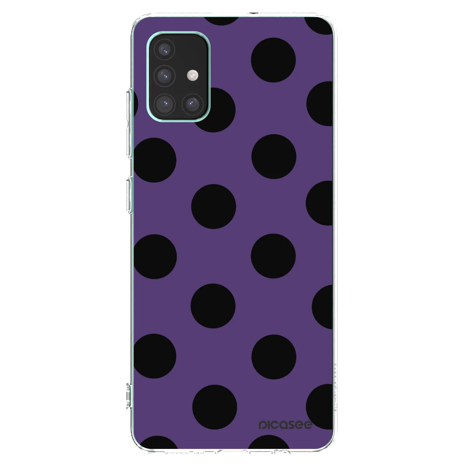 Picasee átlátszó szilikon tok az alábbi mobiltelefonokra Samsung Galaxy M51 M515F - Big flickers 2