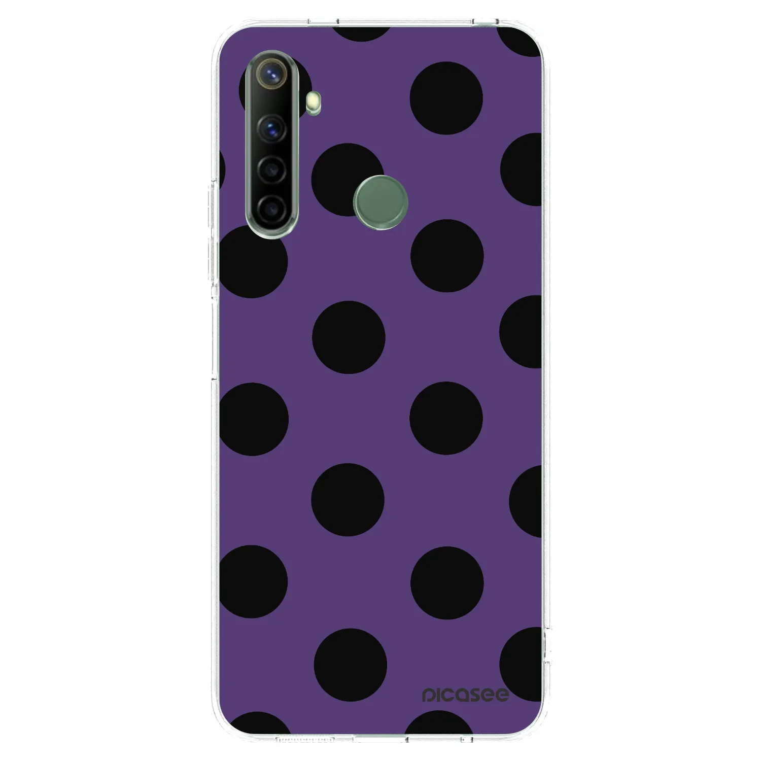 Picasee átlátszó szilikon tok az alábbi mobiltelefonokra Realme 6i - Big flickers 2