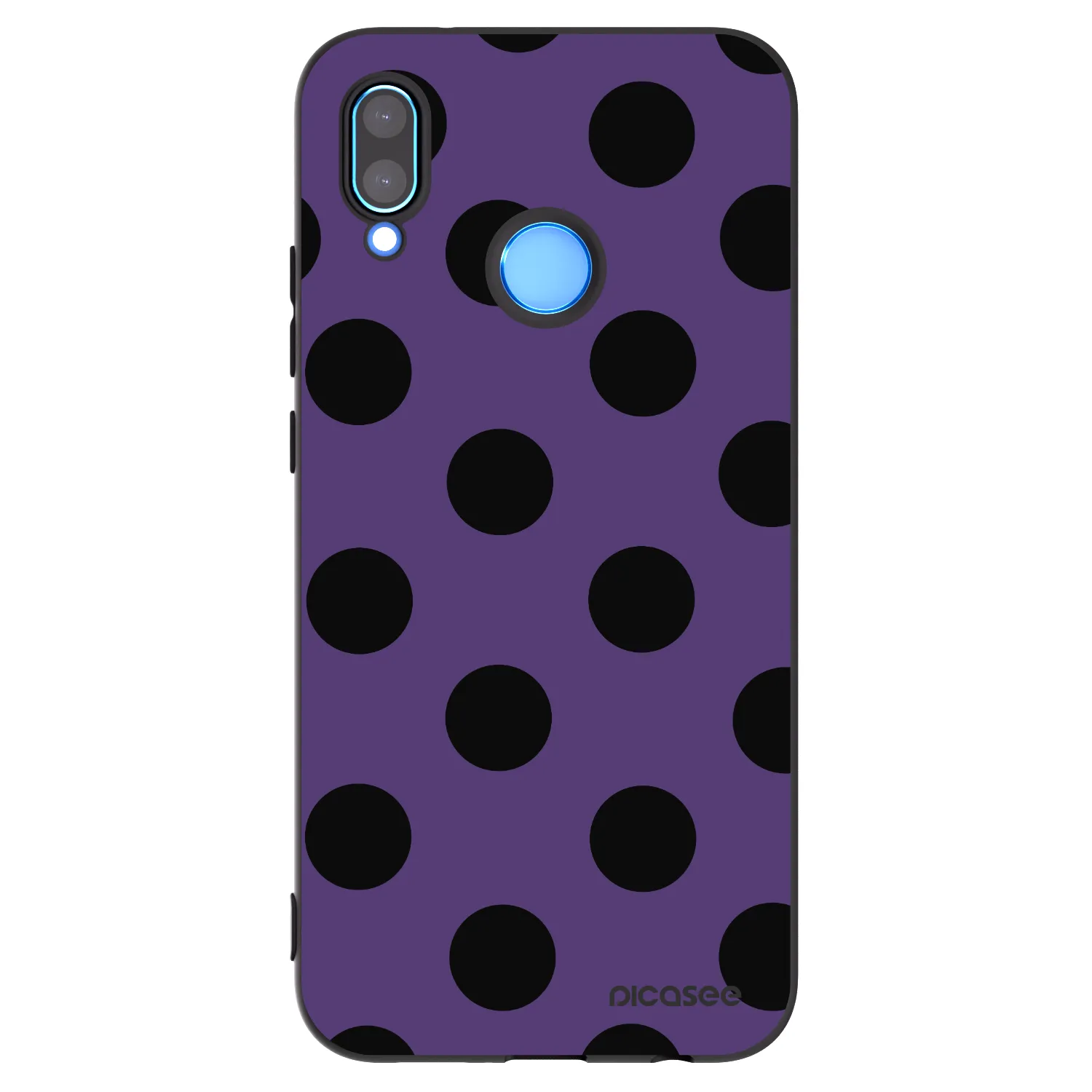 Picasee fekete szilikon tok az alábbi mobiltelefonokra Huawei P20 Lite - Big flickers 2