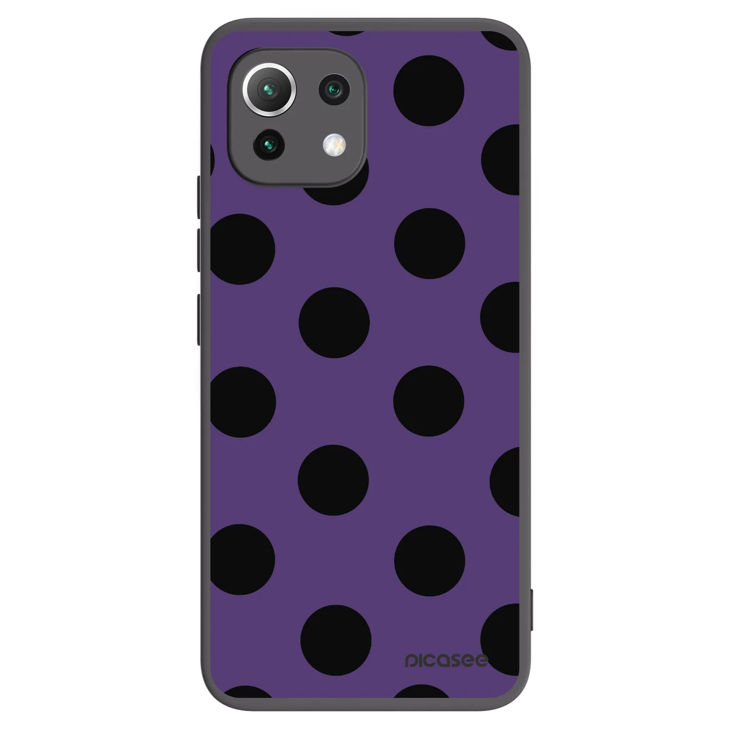 Picasee fekete szilikon tok az alábbi mobiltelefonokra Xiaomi Mi 11 Lite - Big flickers 2