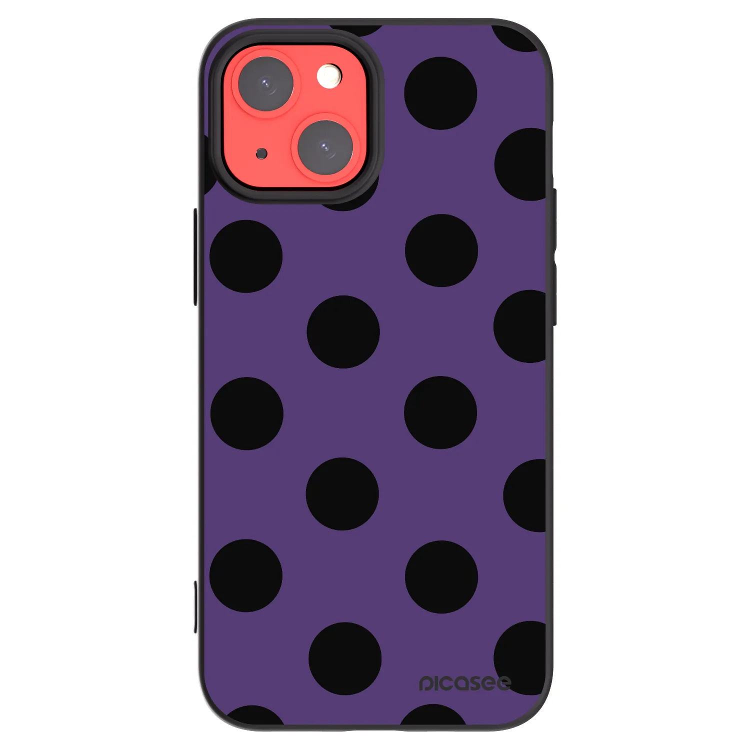 Picasee fekete szilikon tok az alábbi mobiltelefonokra Apple iPhone 13 mini - Big flickers 2