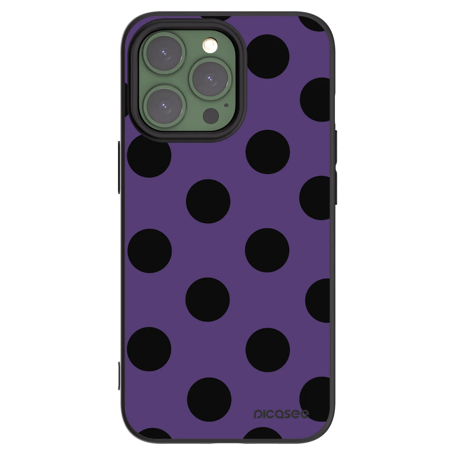 Picasee fekete szilikon tok az alábbi mobiltelefonokra Apple iPhone 13 Pro - Big flickers 2