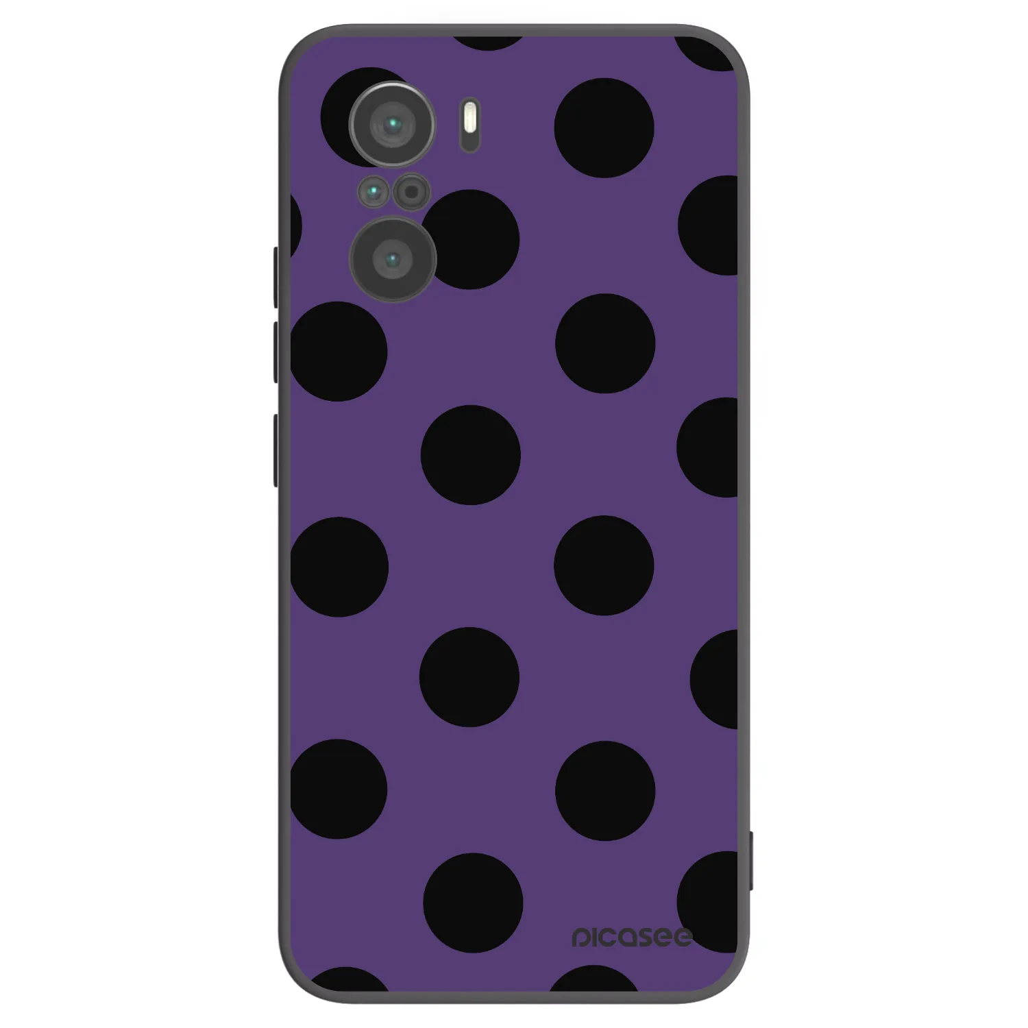 Picasee fekete szilikon tok az alábbi mobiltelefonokra Xiaomi Poco F3 - Big flickers 2