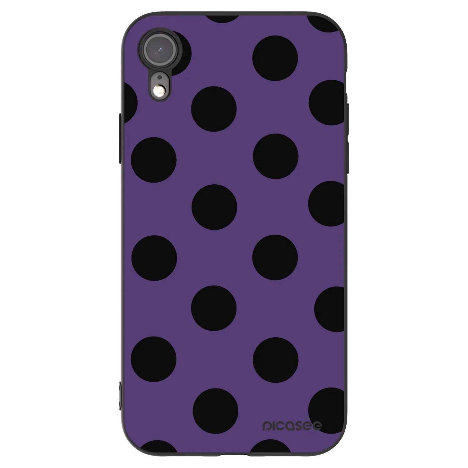 Picasee fekete szilikon tok az alábbi mobiltelefonokra Apple iPhone XR - Big flickers 2