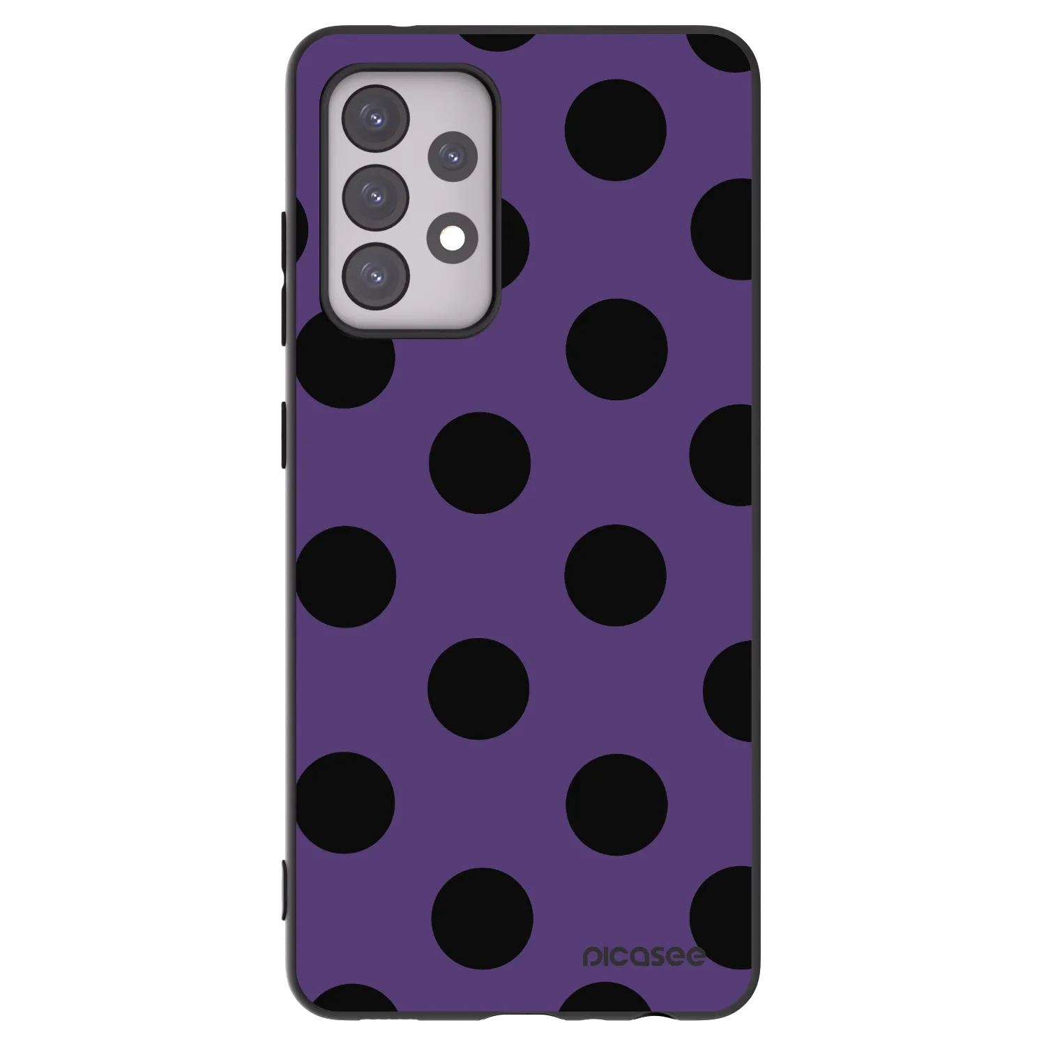 Picasee fekete szilikon tok az alábbi mobiltelefonokra Samsung Galaxy A52s 5G A528B - Big flickers 2