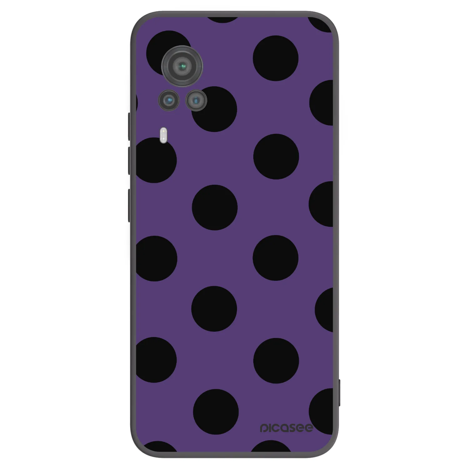 Picasee fekete szilikon tok az alábbi mobiltelefonokra Vivo X60 Pro 5G - Big flickers 2