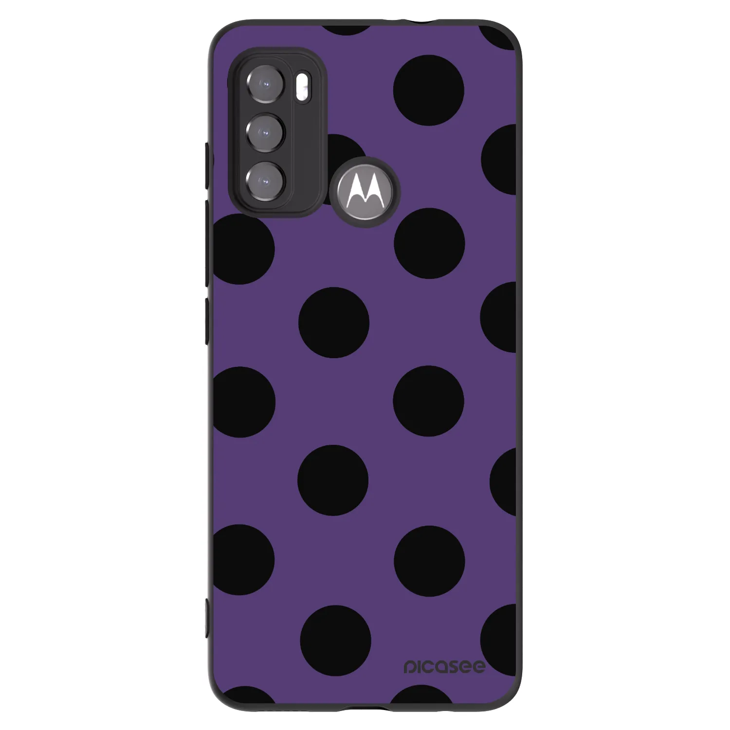Picasee fekete szilikon tok az alábbi mobiltelefonokra Motorola Moto G60 - Big flickers 2