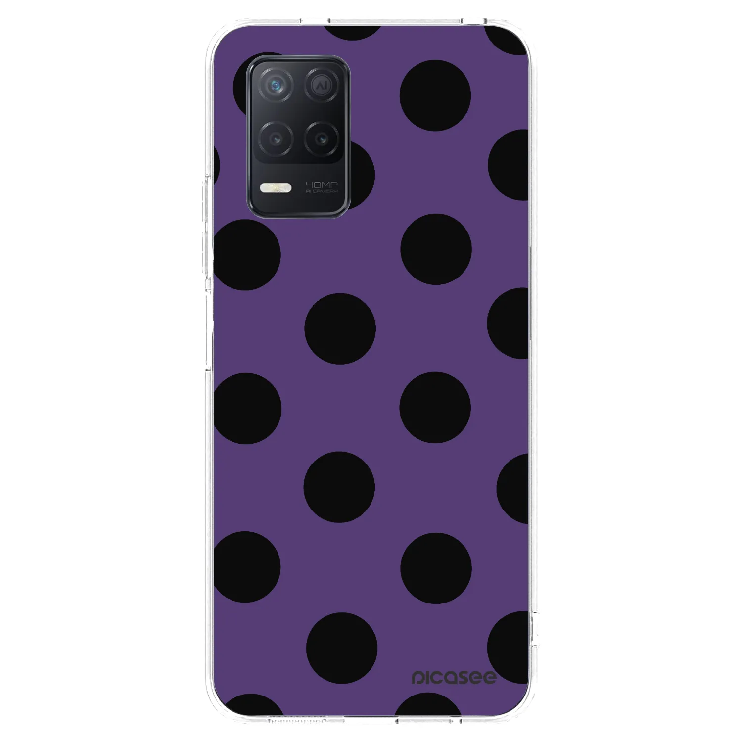 Picasee átlátszó szilikon tok az alábbi mobiltelefonokra Realme 8 5G - Big flickers 2