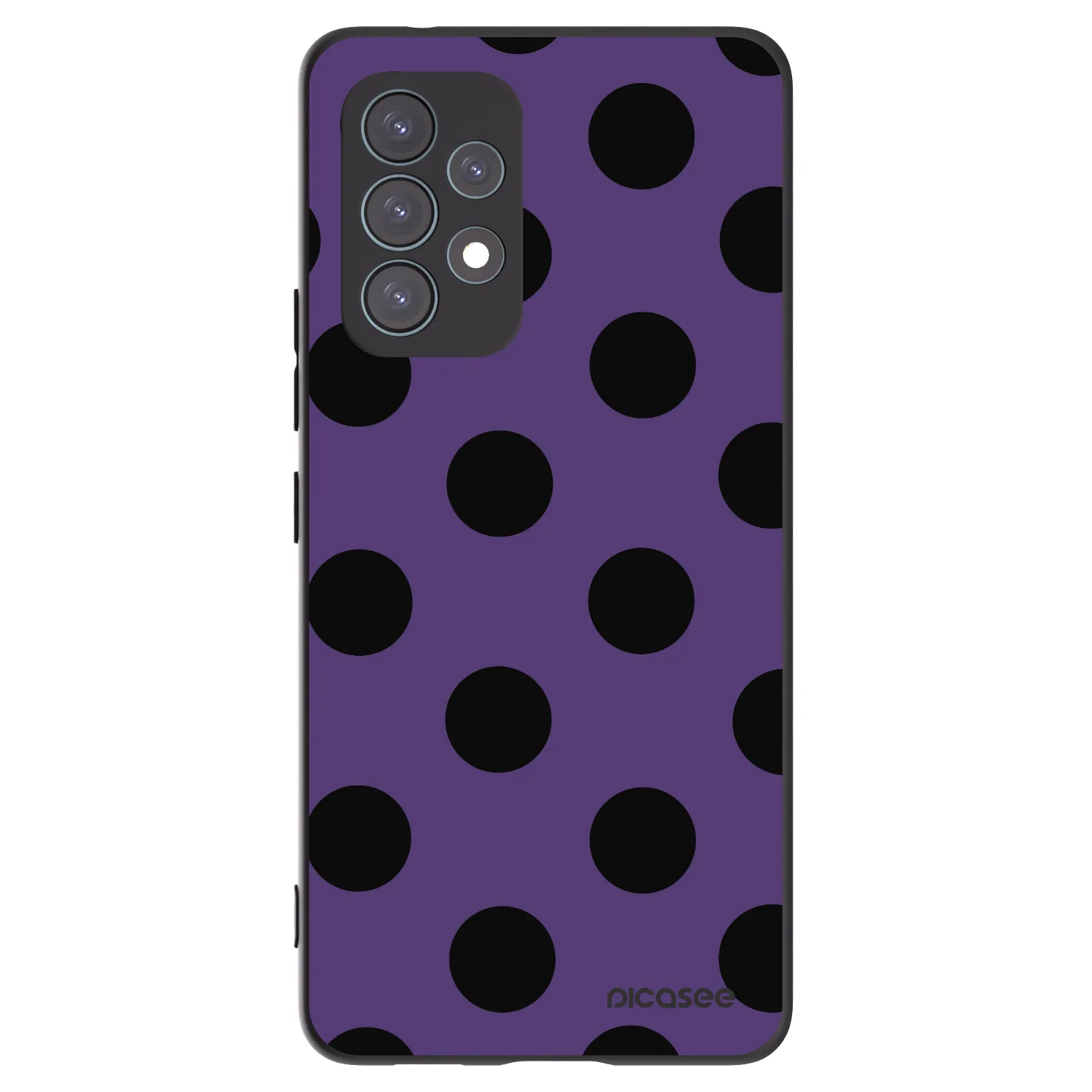 Picasee fekete szilikon tok az alábbi mobiltelefonokra Samsung Galaxy A53 5G A536 - Big flickers 2