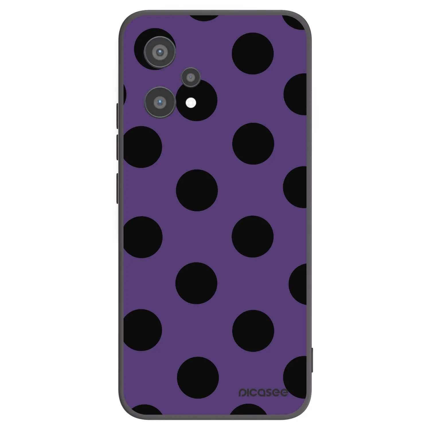 Picasee fekete szilikon tok az alábbi mobiltelefonokra Realme 9 Pro 5G - Big flickers 2