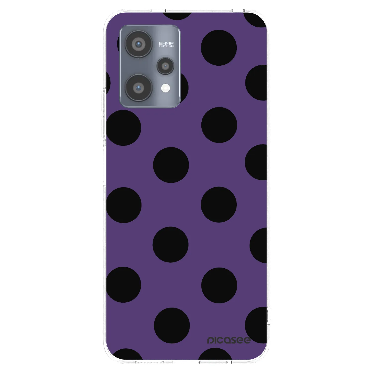 Picasee átlátszó szilikon tok az alábbi mobiltelefonokra Realme 9 Pro 5G - Big flickers 2