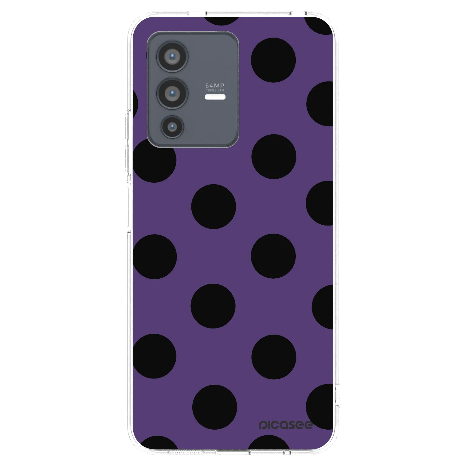 Picasee átlátszó szilikon tok az alábbi mobiltelefonokra Vivo V23 5G - Big flickers 2