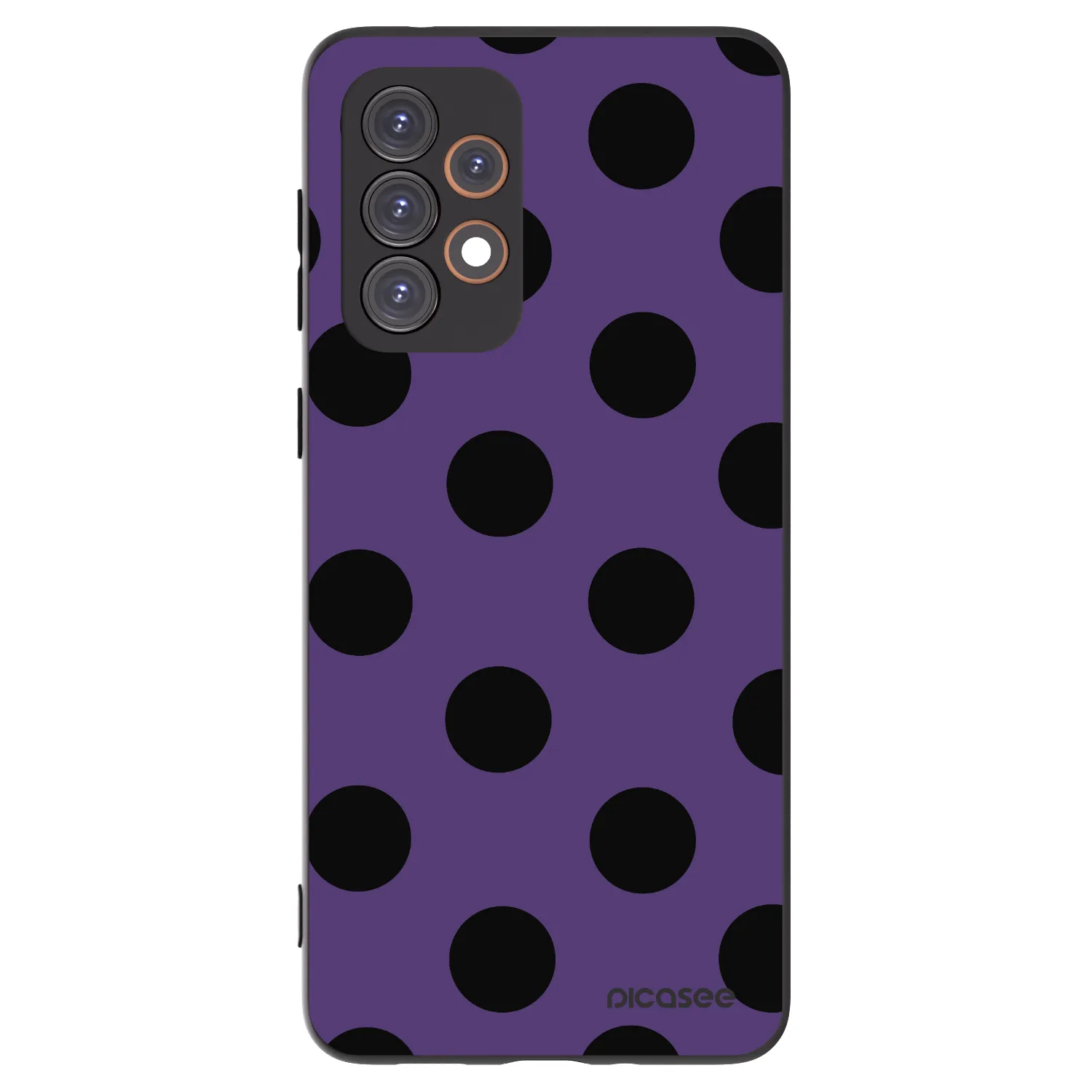 Picasee fekete szilikon tok az alábbi mobiltelefonokra Samsung Galaxy A33 5G A336 - Big flickers 2