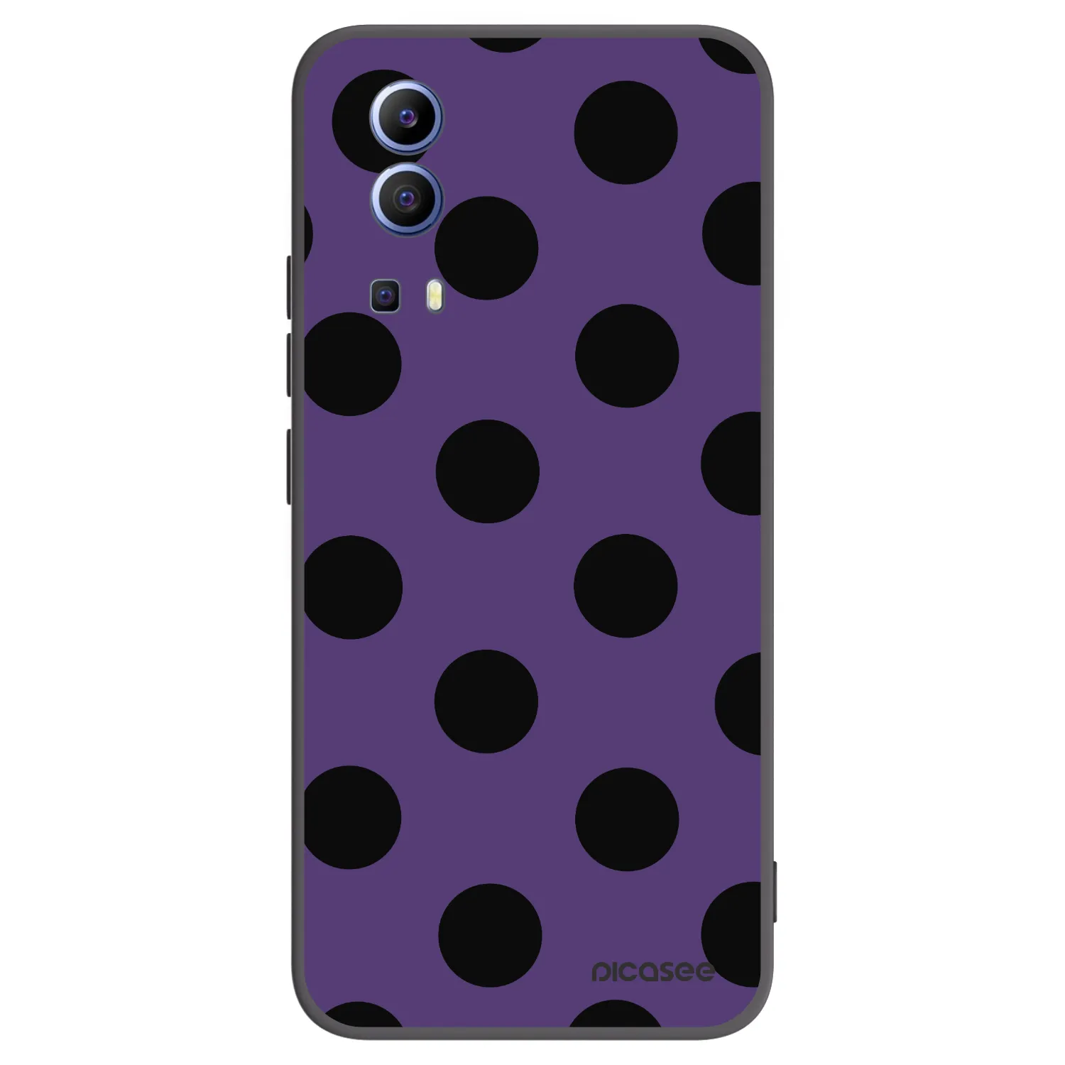 Picasee fekete szilikon tok az alábbi mobiltelefonokra Vivo Y52 5G - Big flickers 2