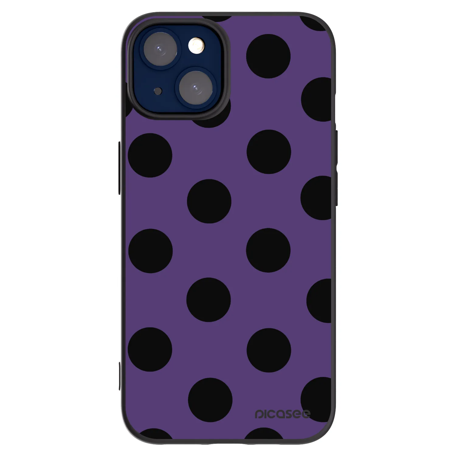 Picasee fekete szilikon tok az alábbi mobiltelefonokra Apple iPhone 14 - Big flickers 2