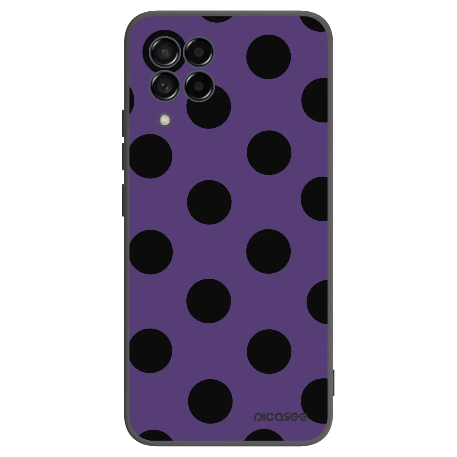 Picasee fekete szilikon tok az alábbi mobiltelefonokra Samsung Galaxy M53 5G - Big flickers 2