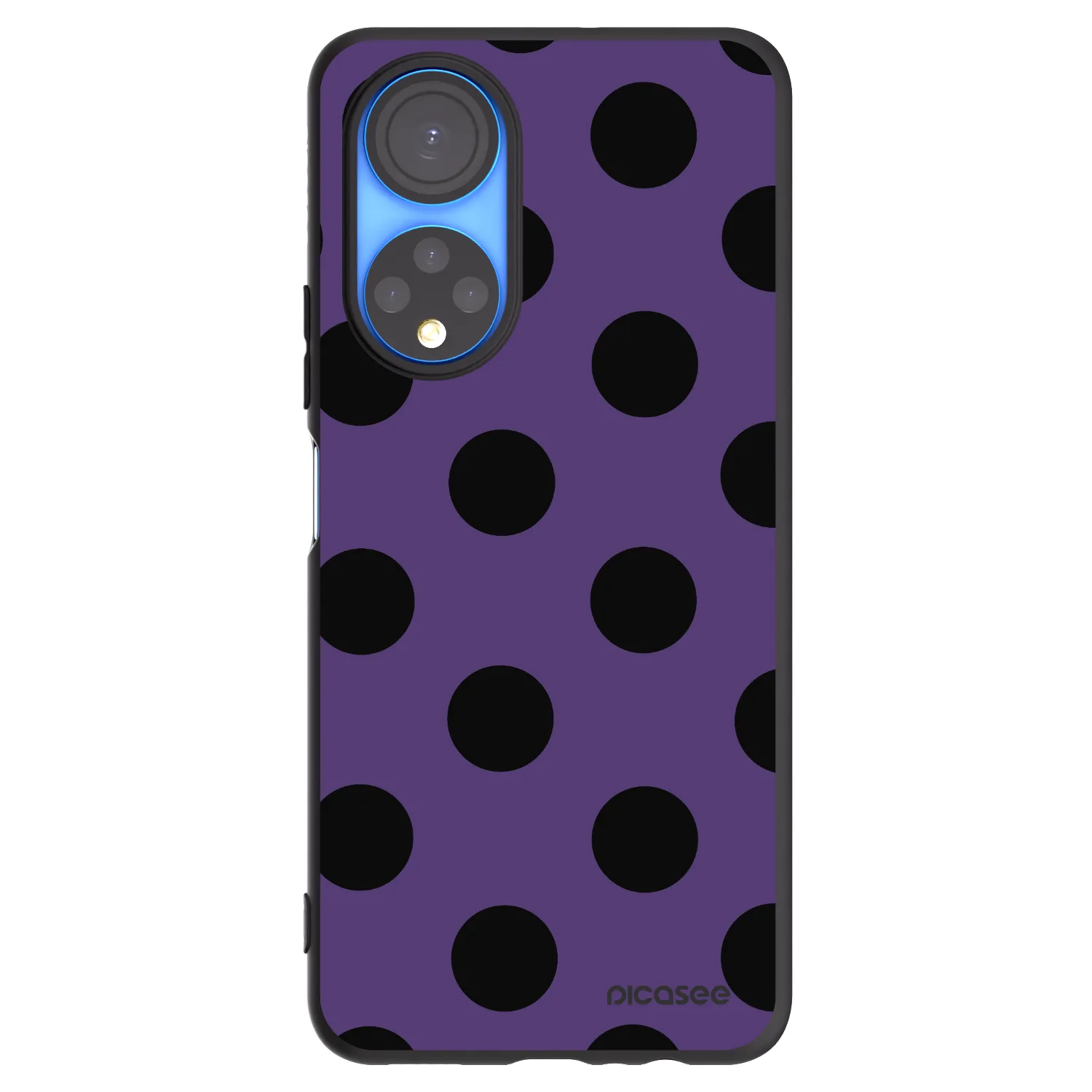 Picasee fekete szilikon tok az alábbi mobiltelefonokra Honor X7 - Big flickers 2