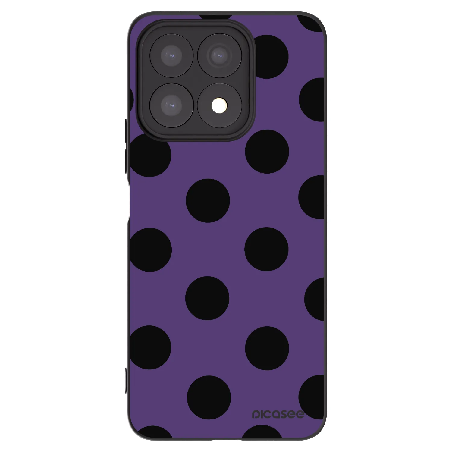 Picasee fekete szilikon tok az alábbi mobiltelefonokra Honor X8a - Big flickers 2