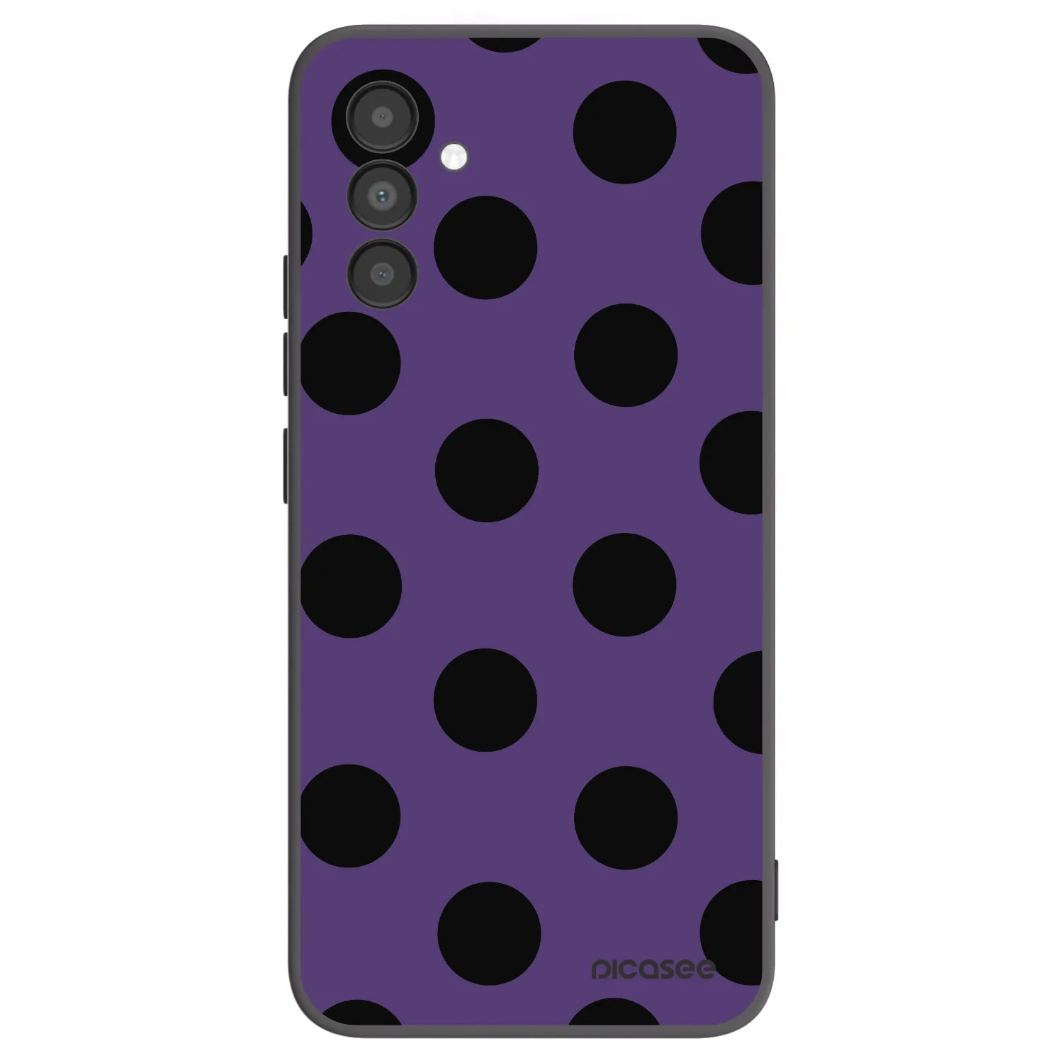 Picasee fekete szilikon tok az alábbi mobiltelefonokra Samsung Galaxy A04s A047F - Big flickers 2