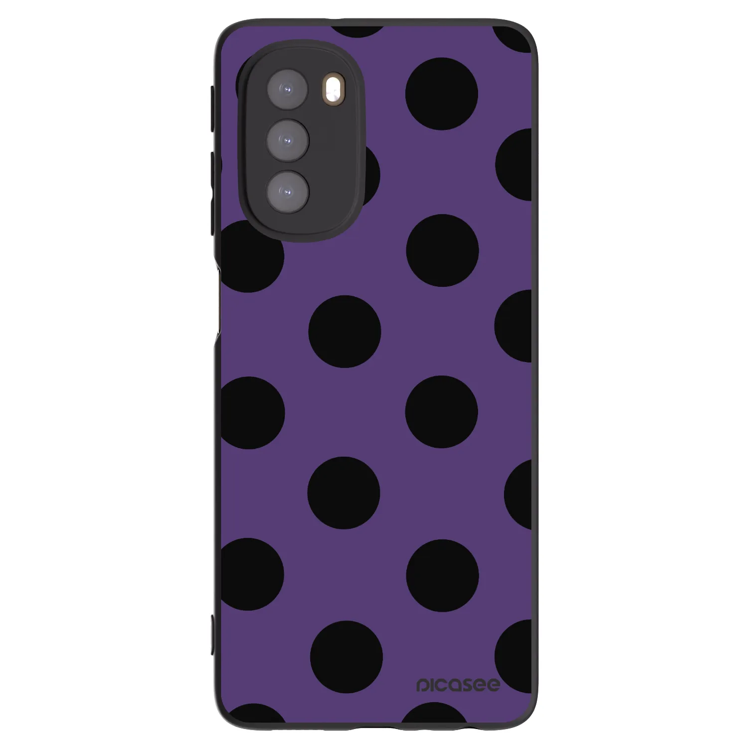 Picasee fekete szilikon tok az alábbi mobiltelefonokra Motorola Moto G51 - Big flickers 2