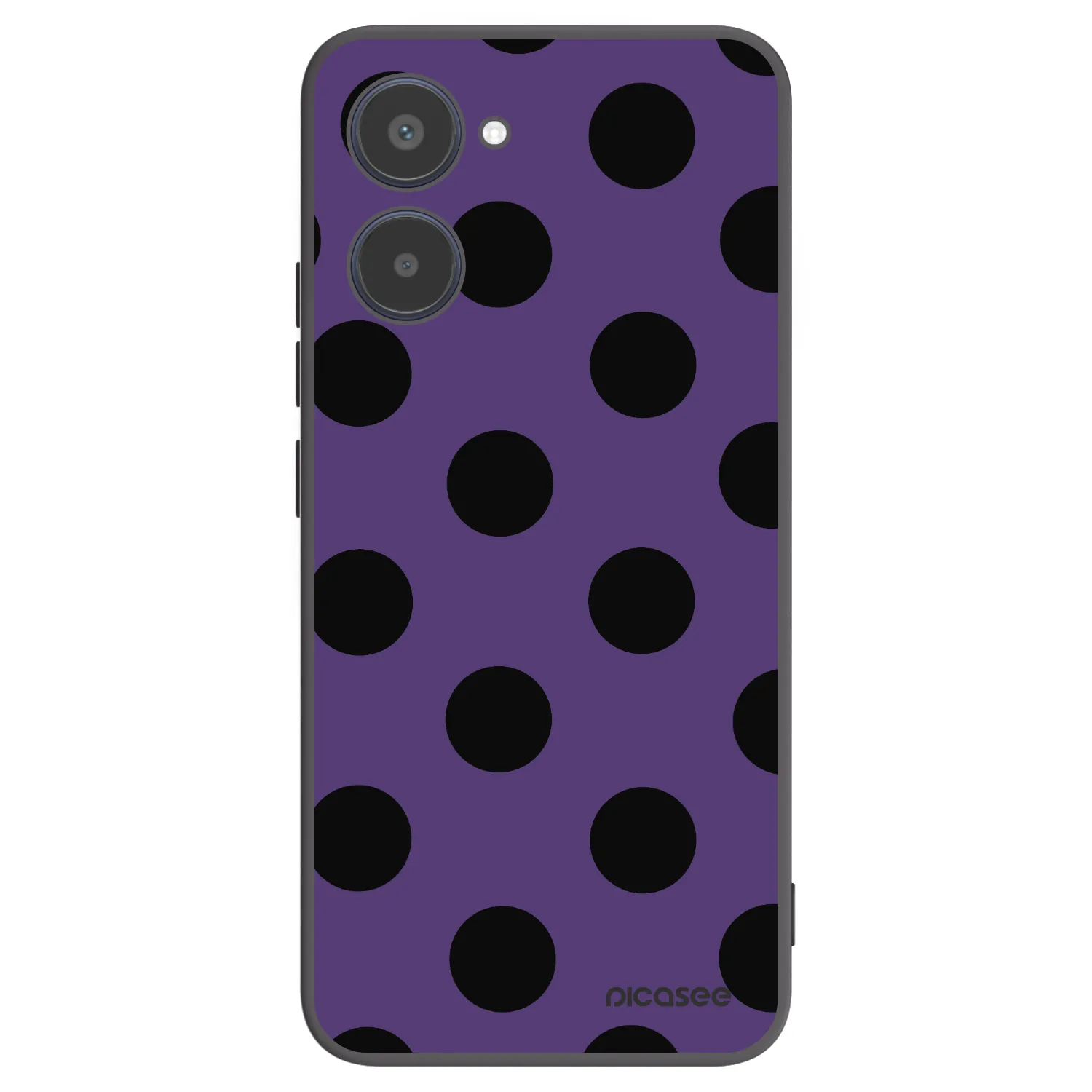Picasee fekete szilikon tok az alábbi mobiltelefonokra Realme 10 4G - Big flickers 2