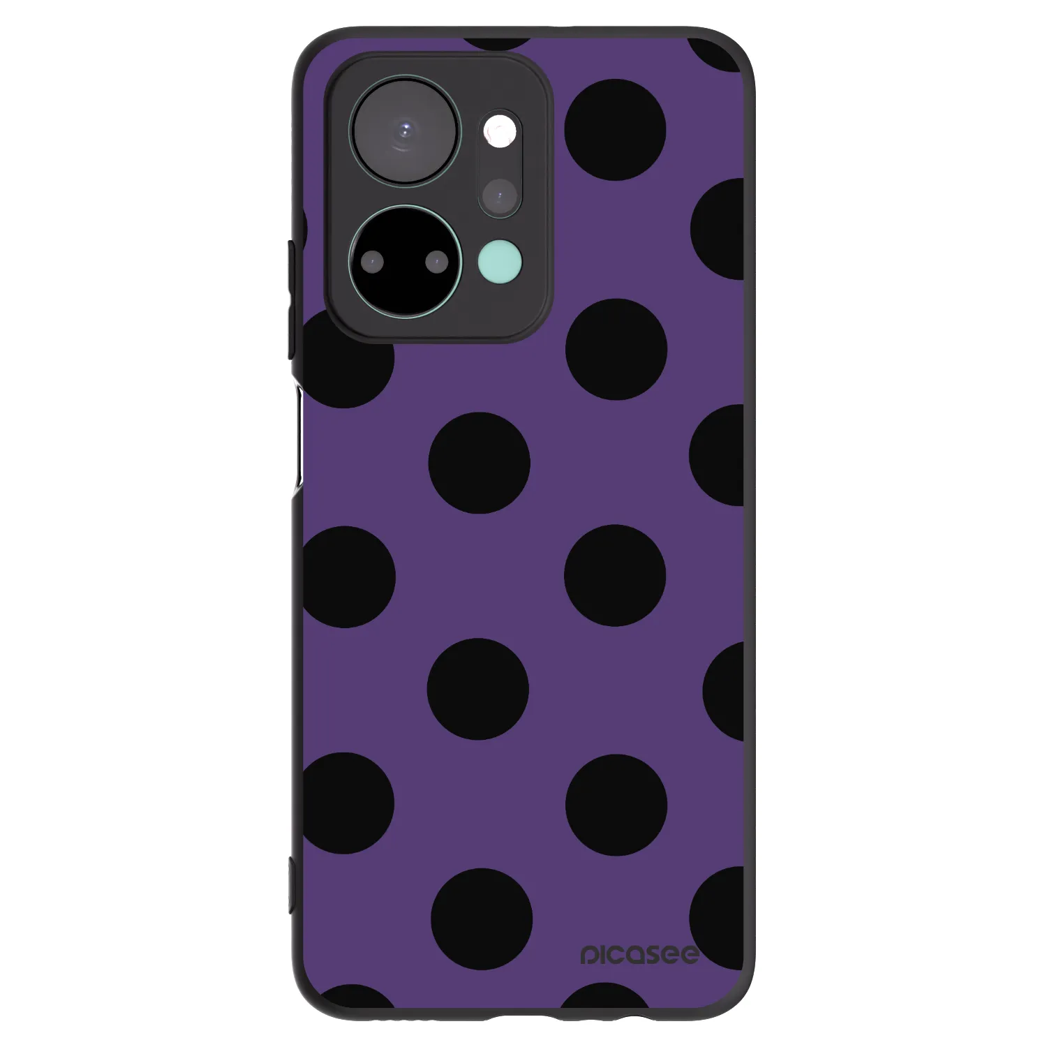 Picasee fekete szilikon tok az alábbi mobiltelefonokra Honor X7a - Big flickers 2