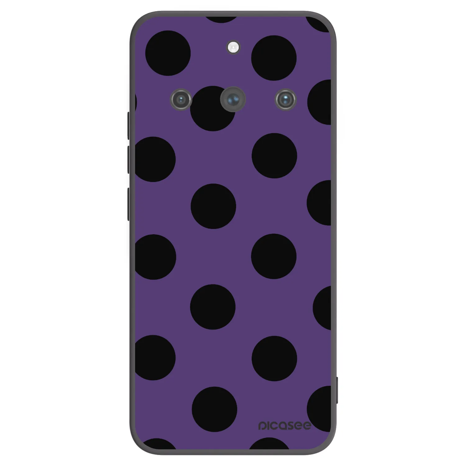 Picasee fekete szilikon tok az alábbi mobiltelefonokra Realme 11 Pro+ - Big flickers 2