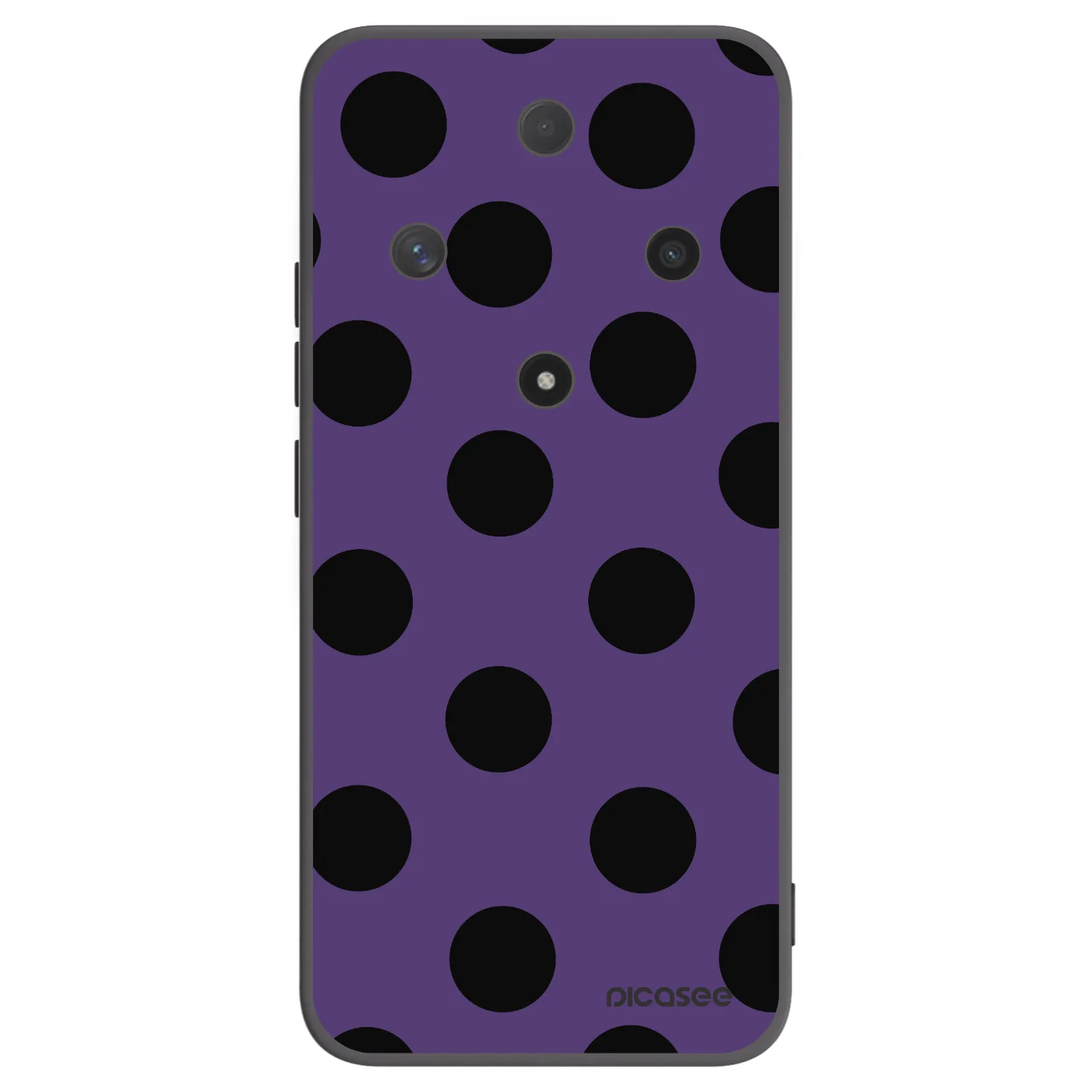 Picasee fekete szilikon tok az alábbi mobiltelefonokra Honor Magic6 Lite 5G - Big flickers 2