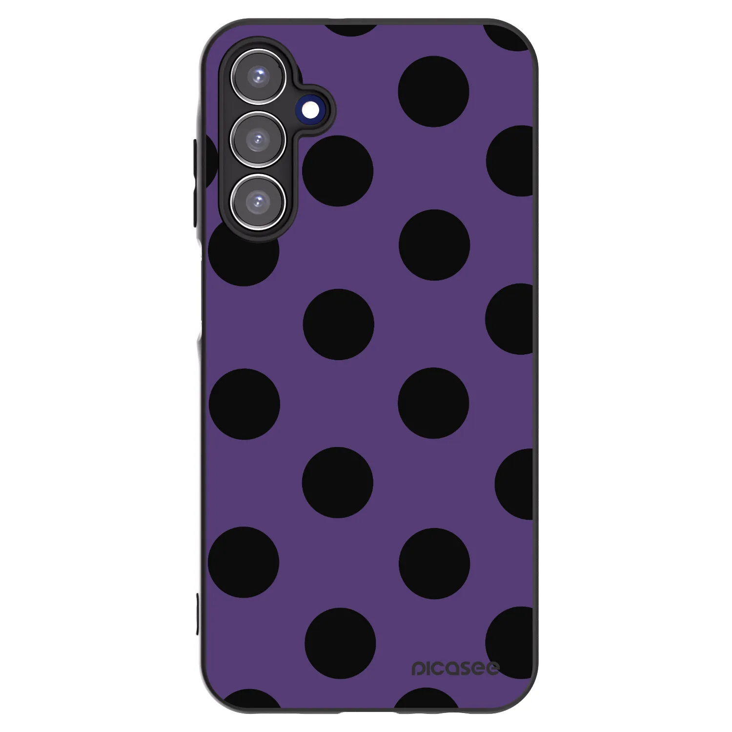 Picasee fekete szilikon tok az alábbi mobiltelefonokra Samsung Galaxy A15 A155F 4G - Big flickers 2